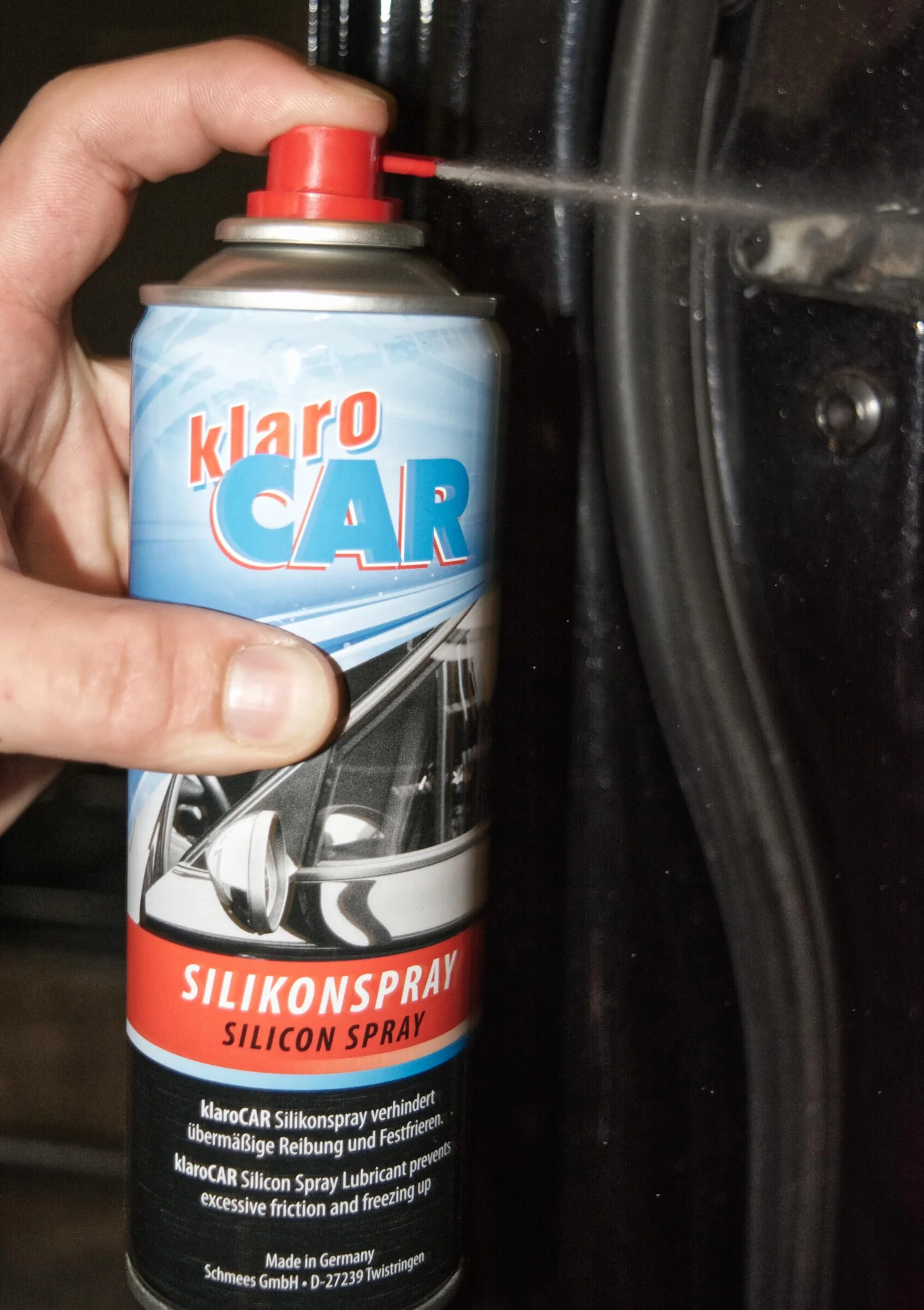 Spray silikonowy 300 ml | środek ślizgowy, do pielęgnacji i ochrony | chroni, pielęgnuje i smaruje niezawodnie tworzywa sztuczne, gumę, skórę, metal i drewno | Made in Germany
