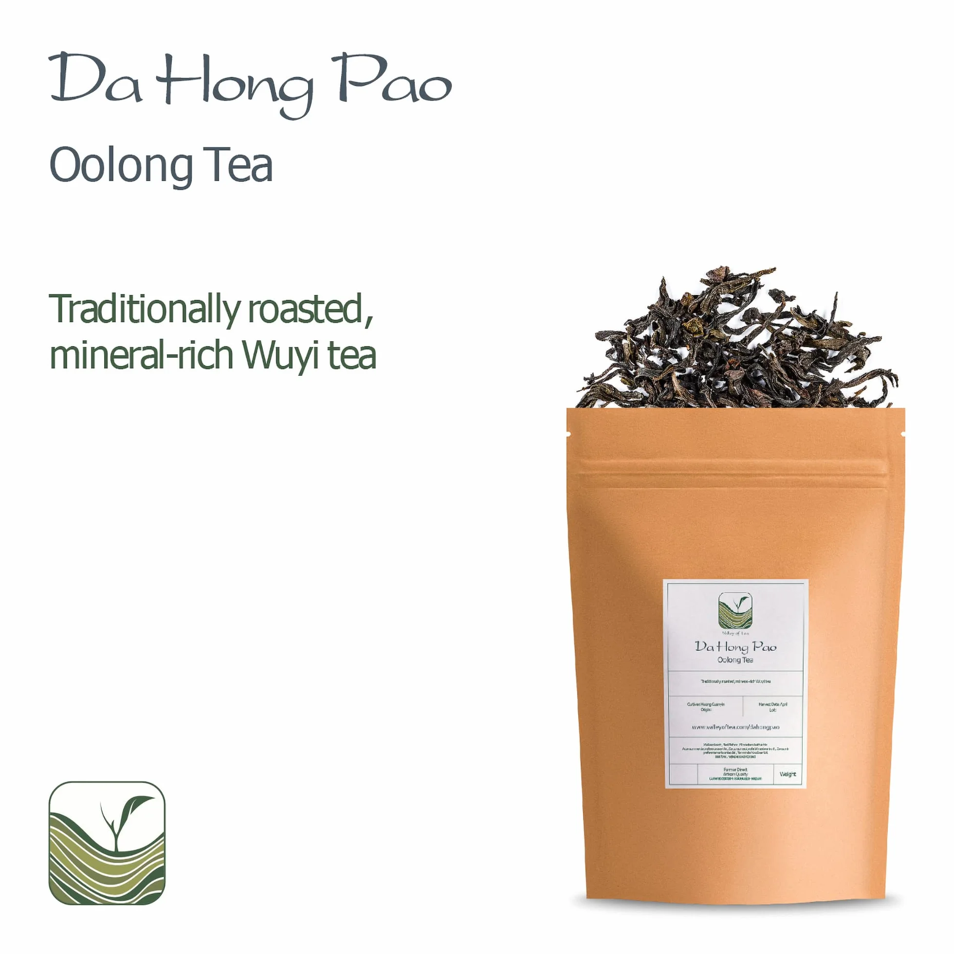 Da Hong Pao Oolong Tea - Classic Wuyi Rock Wu Long Tea - Big Red Robe - Dahongpao