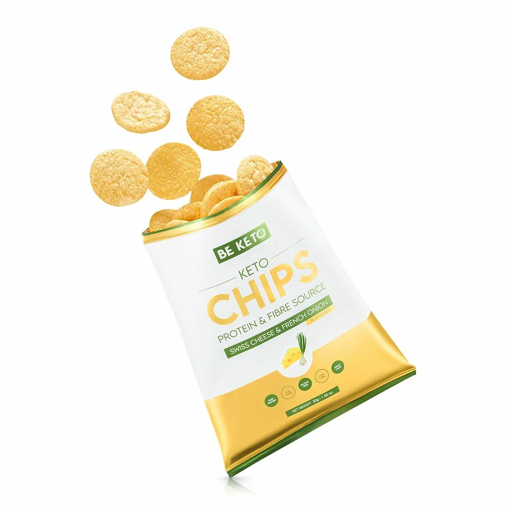 Keto Chipsy - Ser Szwajcarski & Francuska Cebulka 30g
