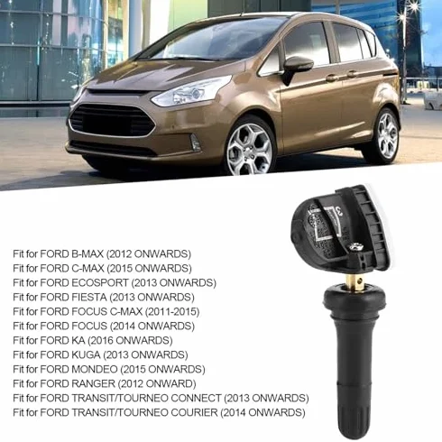 Czujniki Monitorowania Ciśnienia w Oponach, 4 Szt. System Monitorowania Ciśnienia w Oponach Czujnik TPMS 2036832 Zamiennik dla Ecosport Fiesta Focus