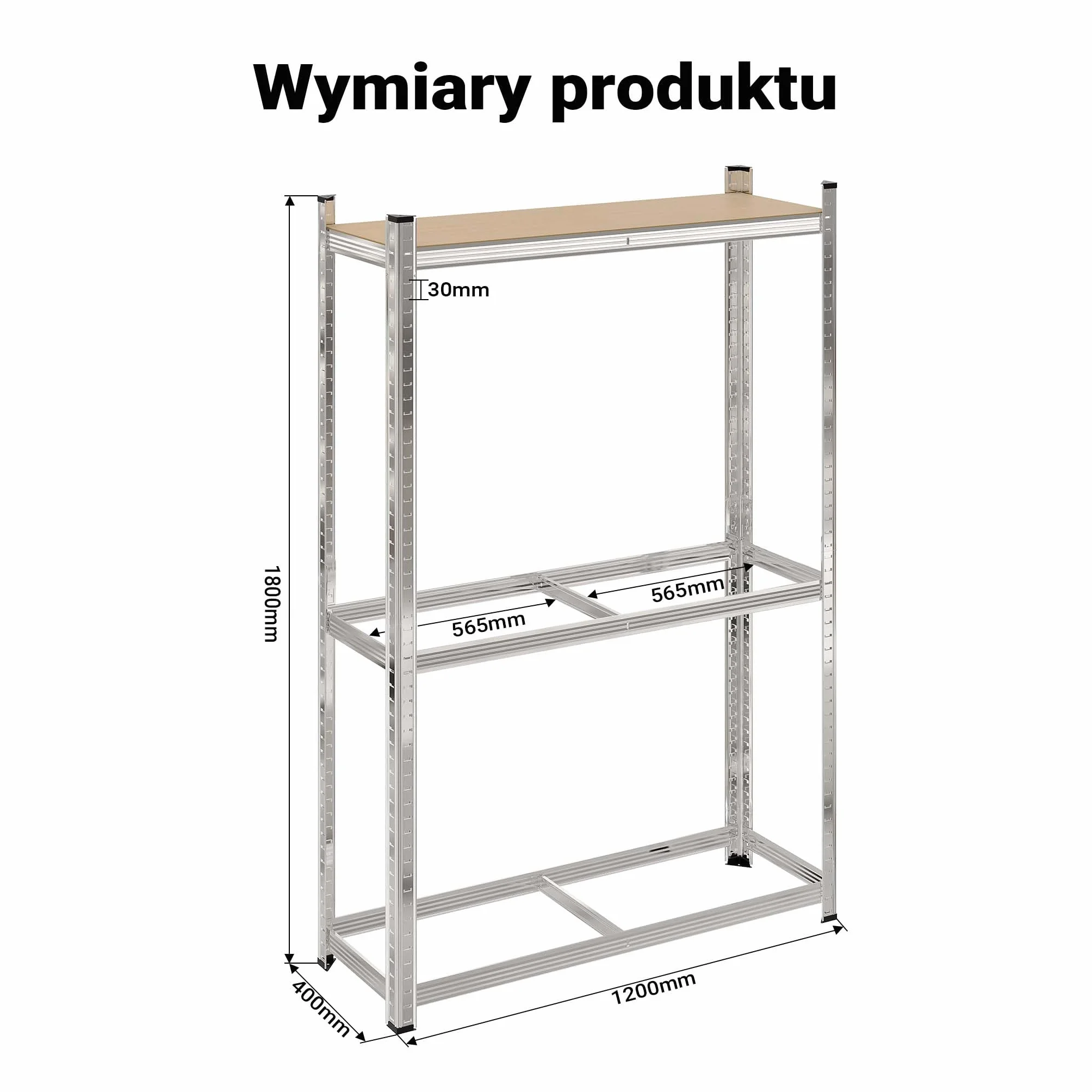 Wiltec Regał na opony do 795 kg, mieści maks. 12 opon, o kompaktowych wymiarach 180 x 120 x 40 cm, system wtykowy