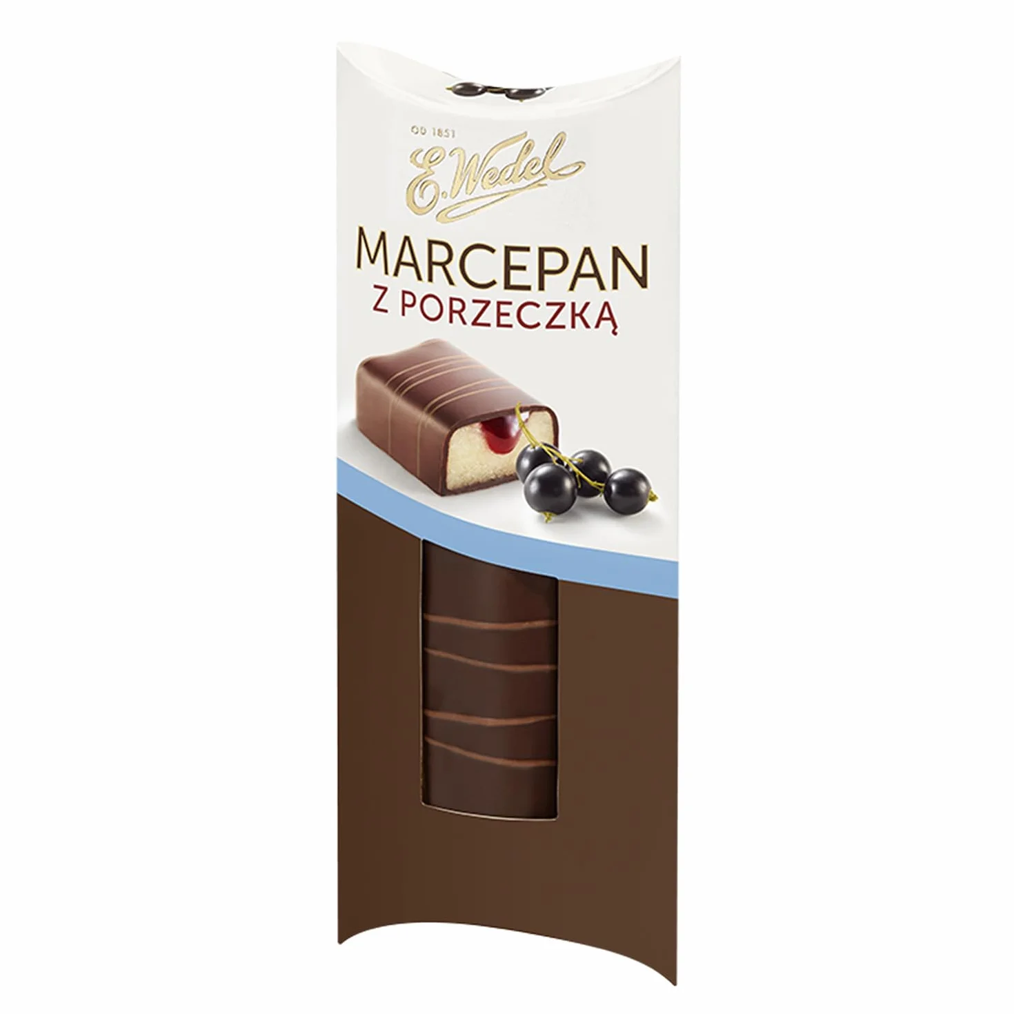 E.Wedel Baton marcepanowy z czarną porzeczką 26 g