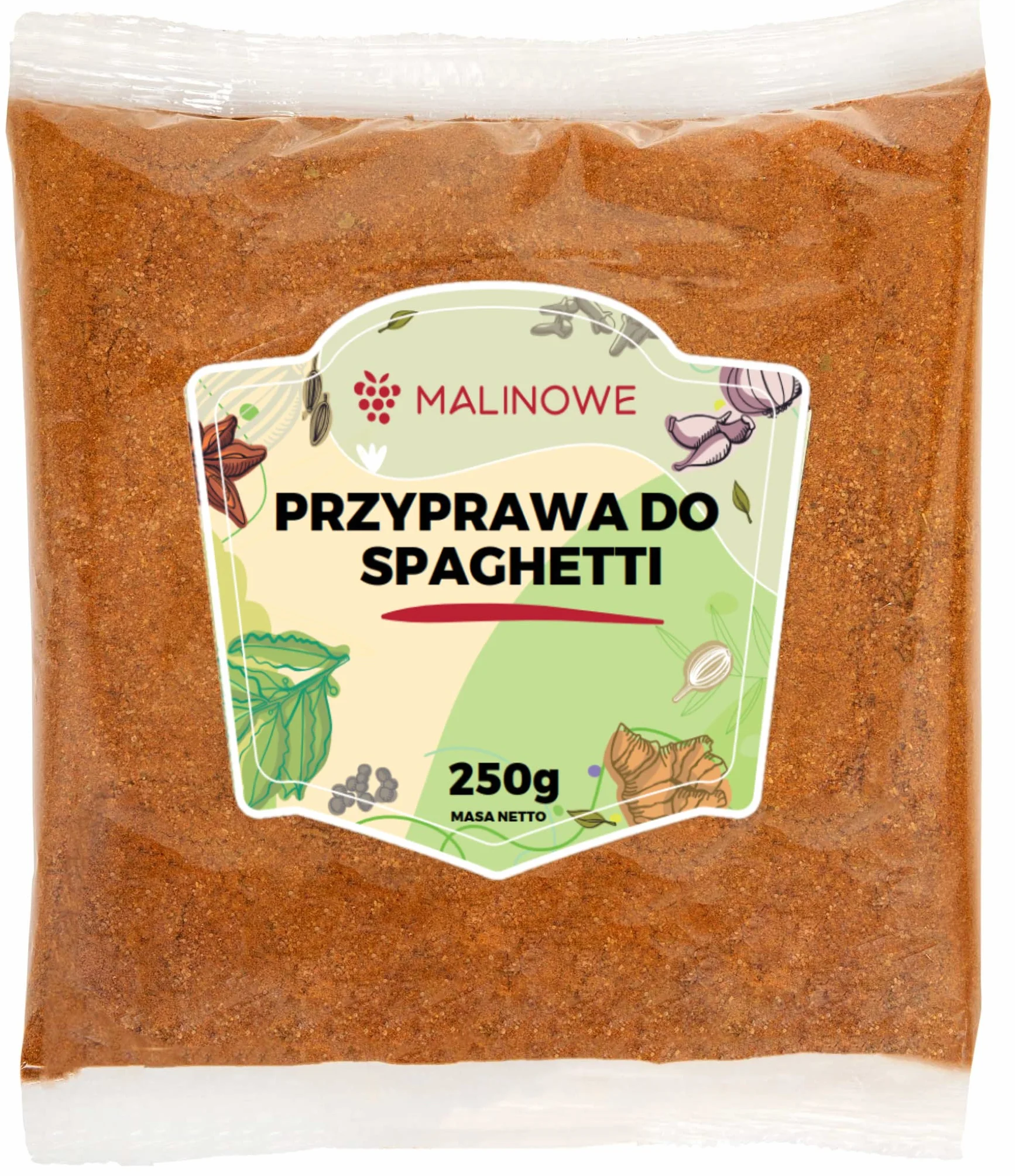 Malinowe PRZYPRAWA DO SPAGHETTI 250g Naturalna Aromatryczna