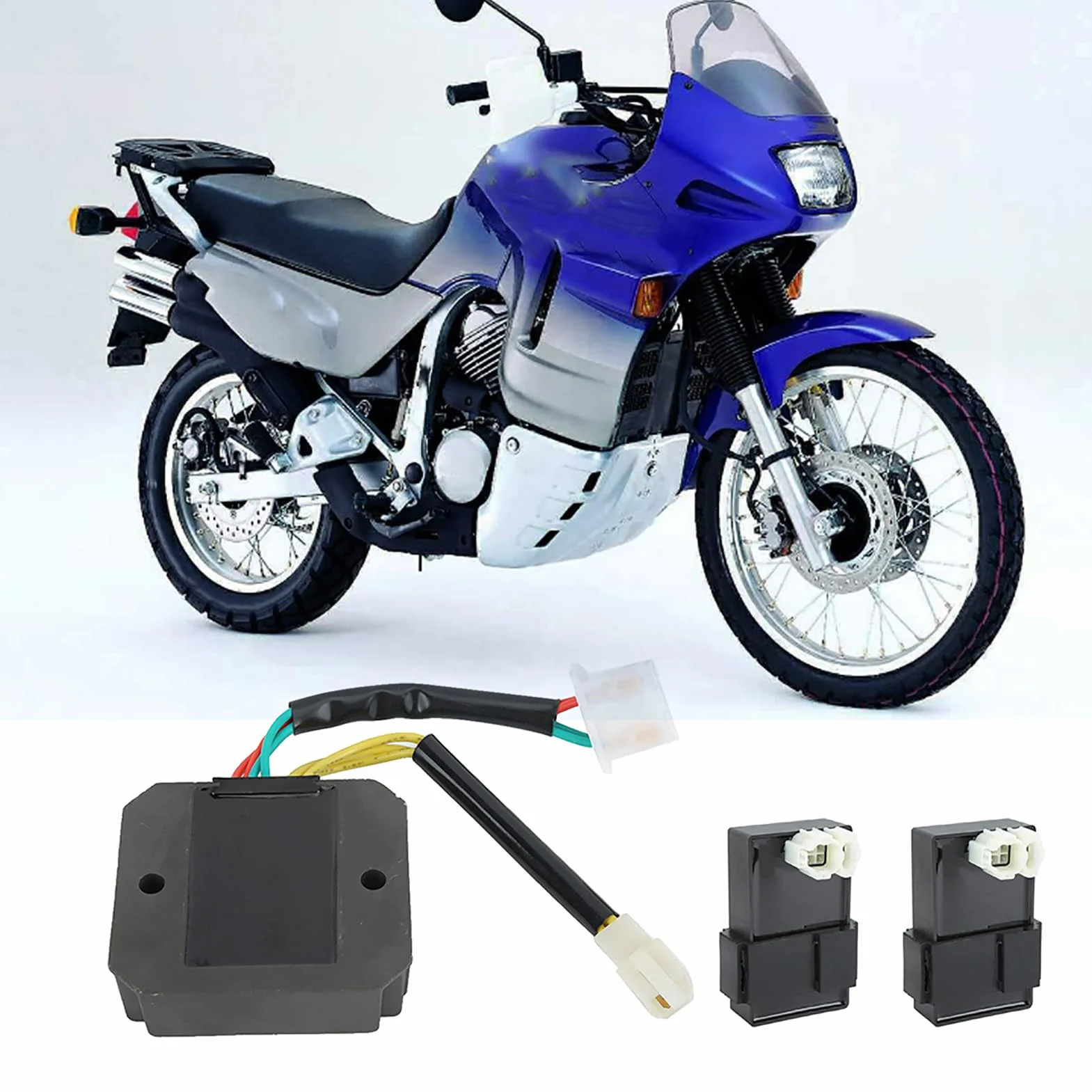 Fydun 3 Sztuk/zestaw Podwójny Zapłon CDI + Prostownik Regulatora Zamiennik dla XL 600 V Transalp 1989-1996