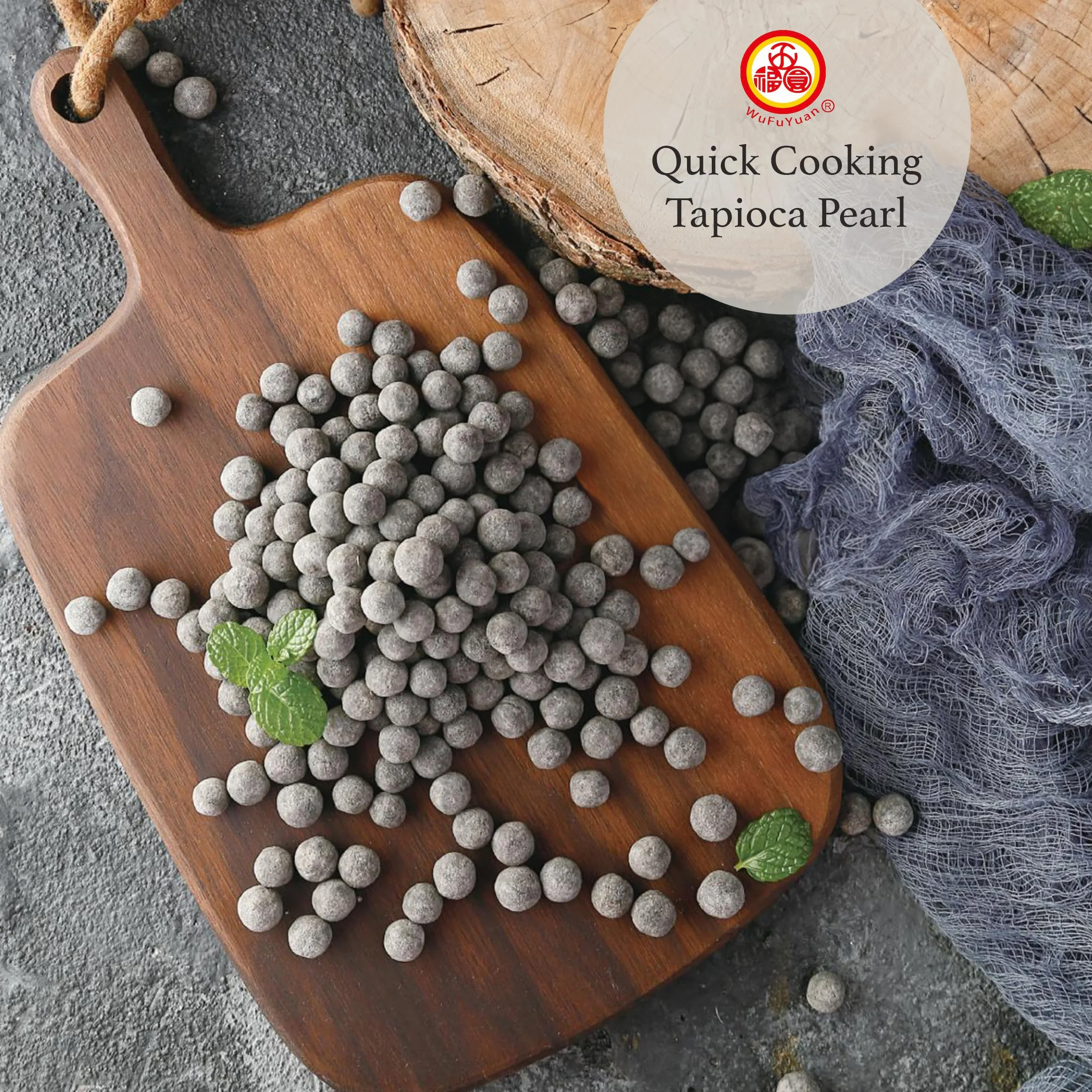 WuFuYuan - Tapioca Pearl Black 250 G (4 sztuki)