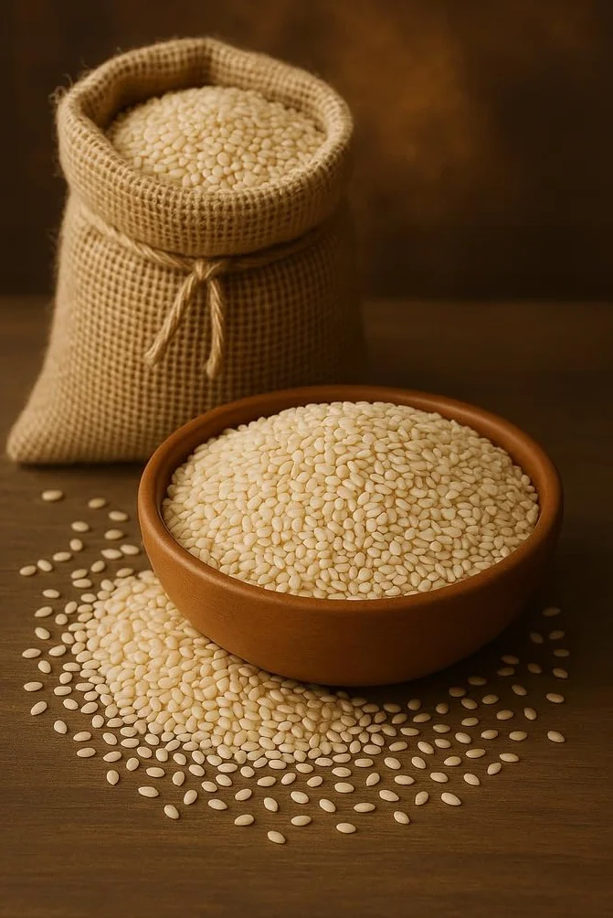 SEZAM BIAŁY 1kg Naturalne Łuskane Ziarno