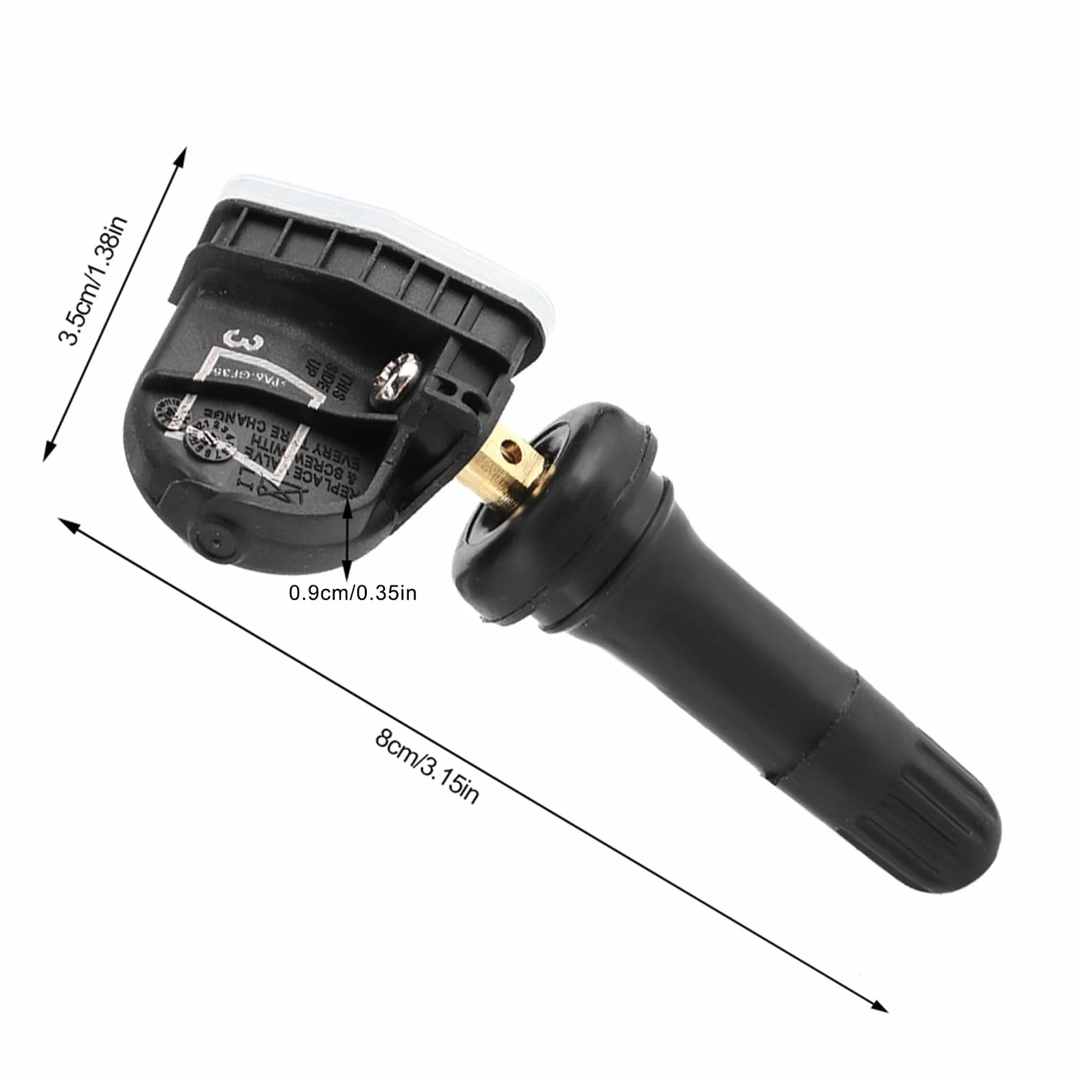 Czujnik Ciśnienia w Oponach TPMS Zestaw 4 Szt. Zawór Elektroniczny