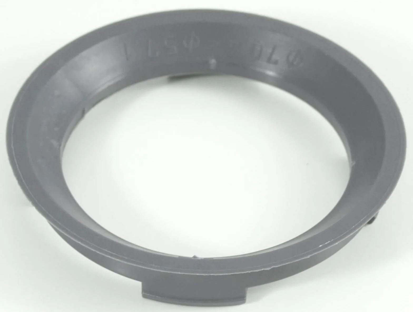 Pierścienie centrujące 70,4 x 57,1 mm do Rondell ROD, ciemnoszare, komplet 4 sztuk