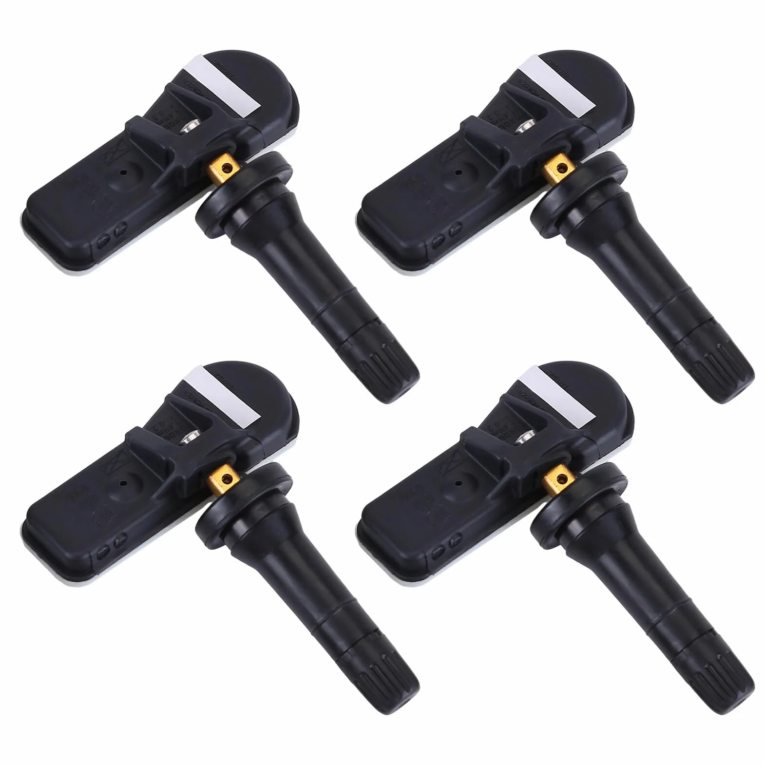 4 x czujnik ciśnienia w oponach D-aci-a Sm*art TPMS Sensor 407005642R system kontroli ciśnienia w oponach metalowy zawór TPMS Sensor 407001628R, 407009322R, 407009987R, 4031100Q0H, A4539051701