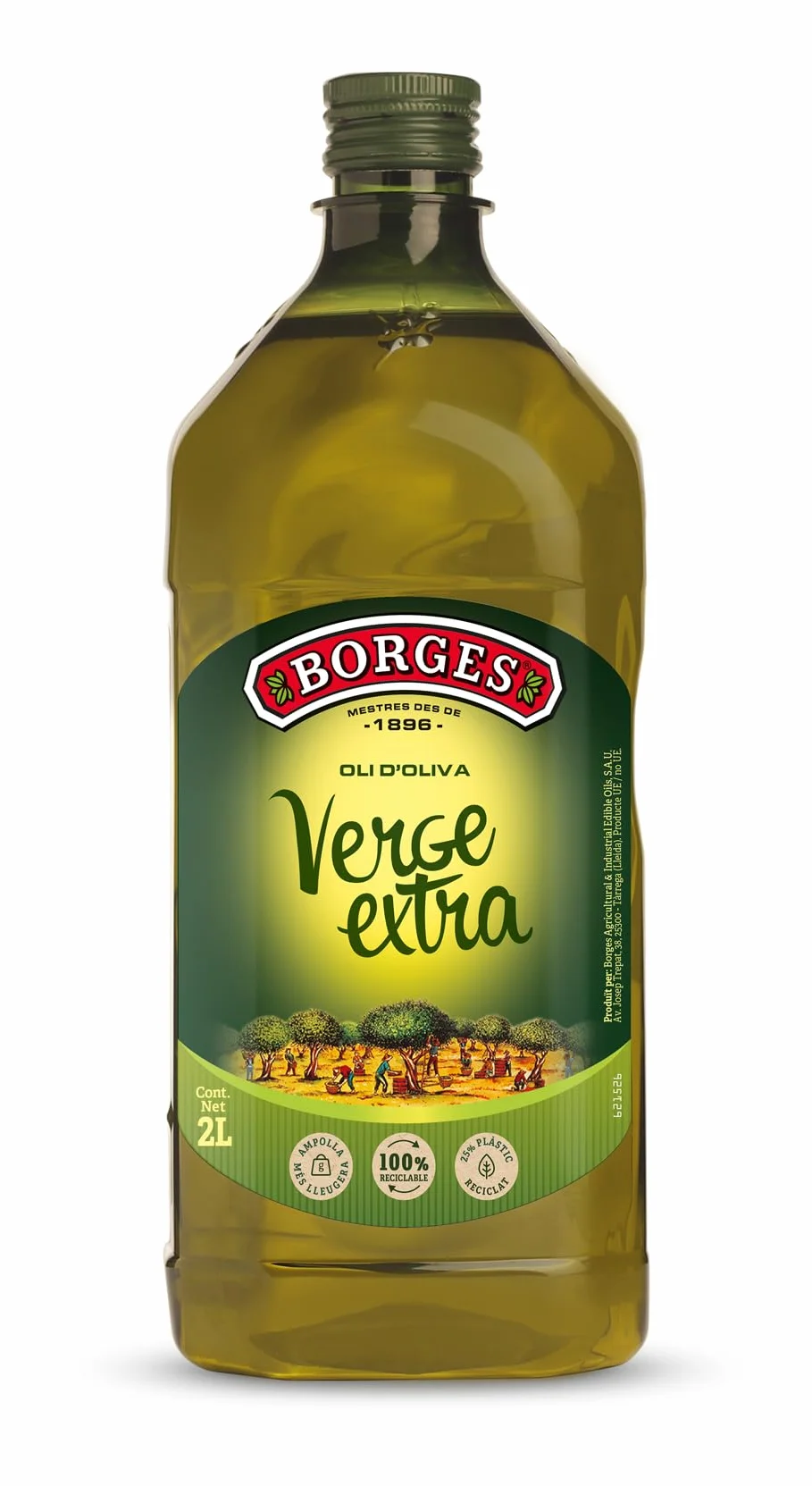 Borges: Aceite Virgen Extra - oliwa z oliwek z pierwszego tłoczenia - 2 l