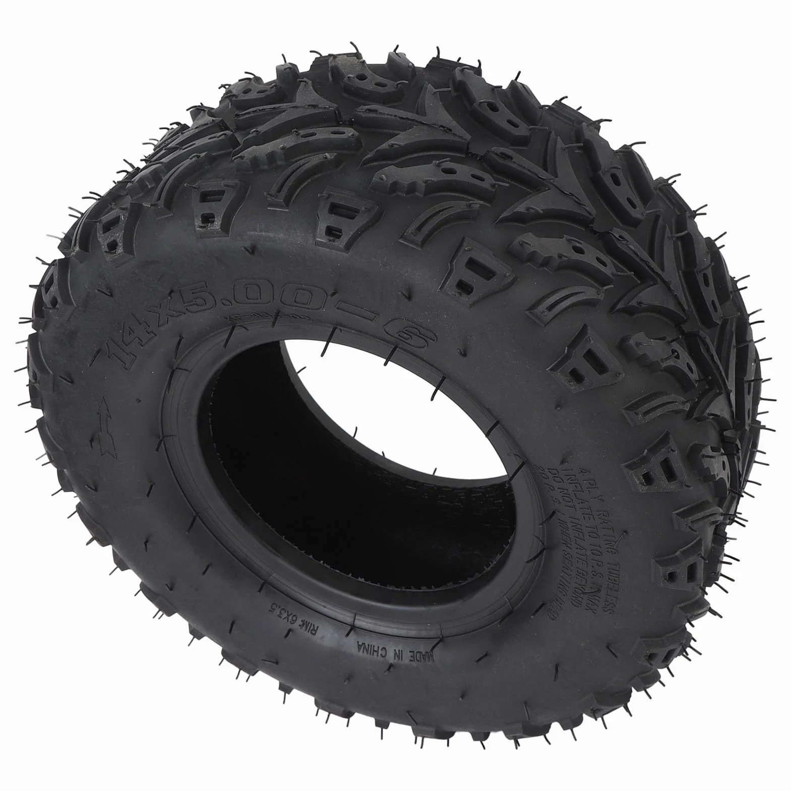 ATV UTV Quad Opona Off Road Opona Przednia 14x5.00-6 Gumowa Opona Zapasowa do Quada ATV Off Road Wózek Gokartowy Minibike