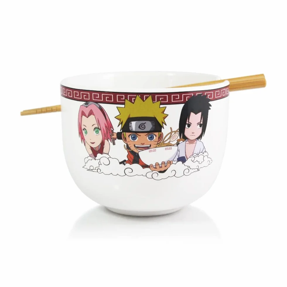 NARUTO - Bol à Ramen z bagietką 470 ml - Team Seven