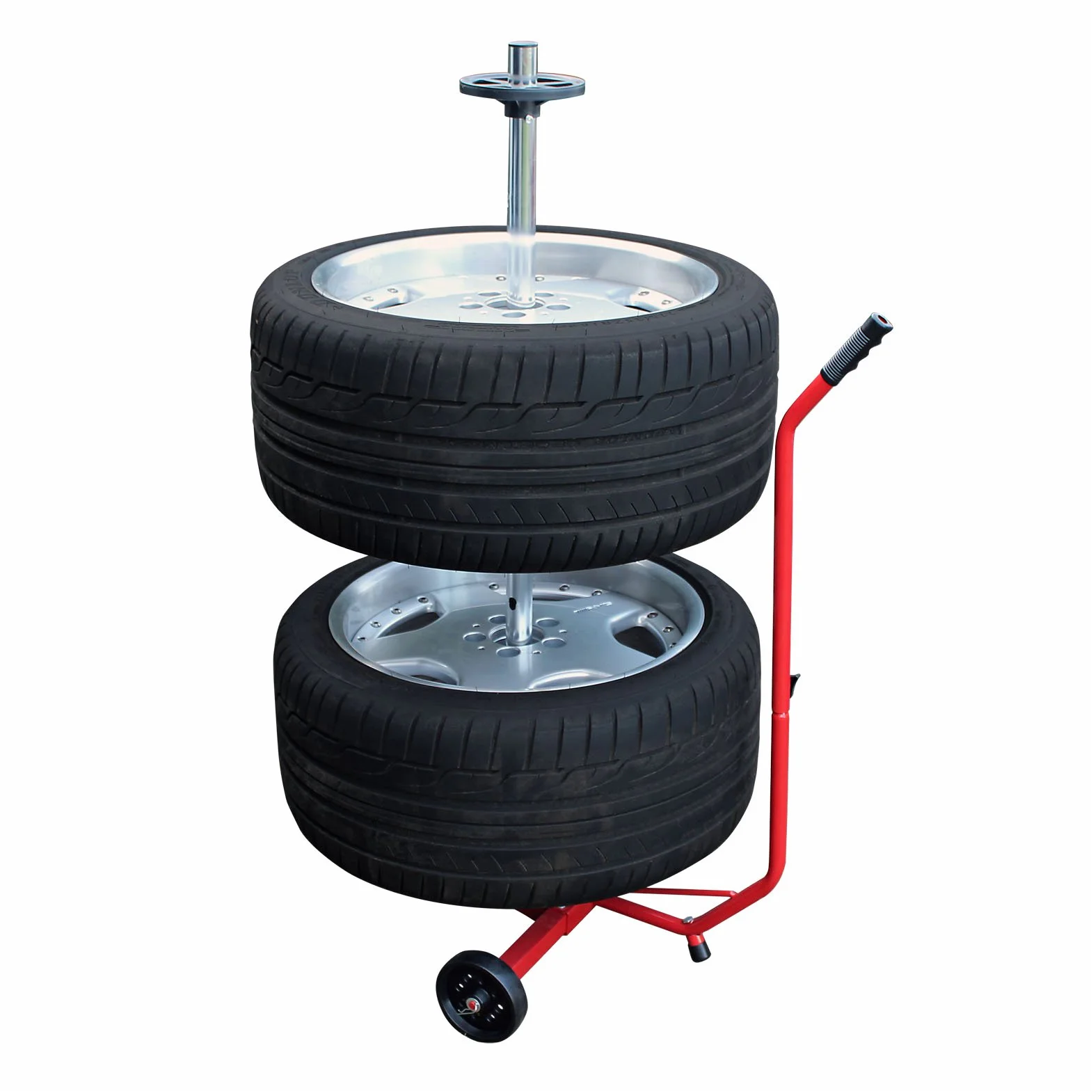 Mobilny stojak na opony/stojak na felgi do opon samochodowych do 225 mm
