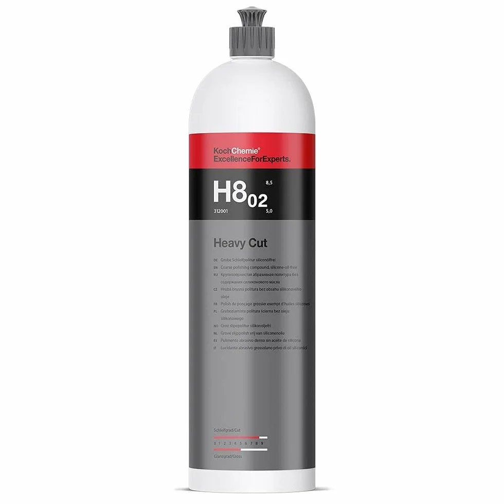 Koch Heavy Cut 8.02 szorstka pasta polerska, 1000 ml