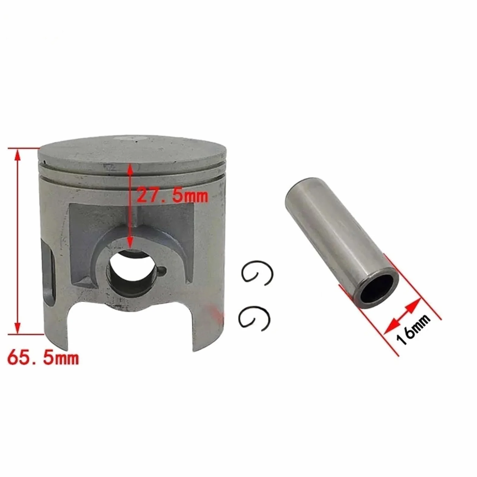 Dla Yamaha DT175 DT 175 STD +25 +50 +75 +100 Rozmiar otworu 66mm 66.25mm 66.5mm 66.75mm 67mm Części silnika motocykla Zestaw pierścieni tłokowych (Color : 66.25mm)