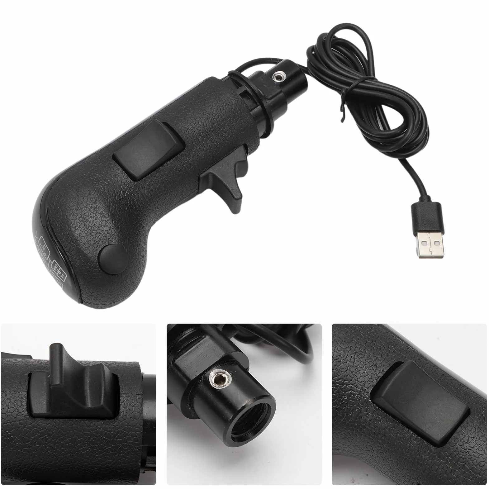 MangWany PC USB Gear Simulator gałka zmiany biegów pasuje do Logitech G923 G29 G27 G25 TH8A Simracing Racing Shifter
