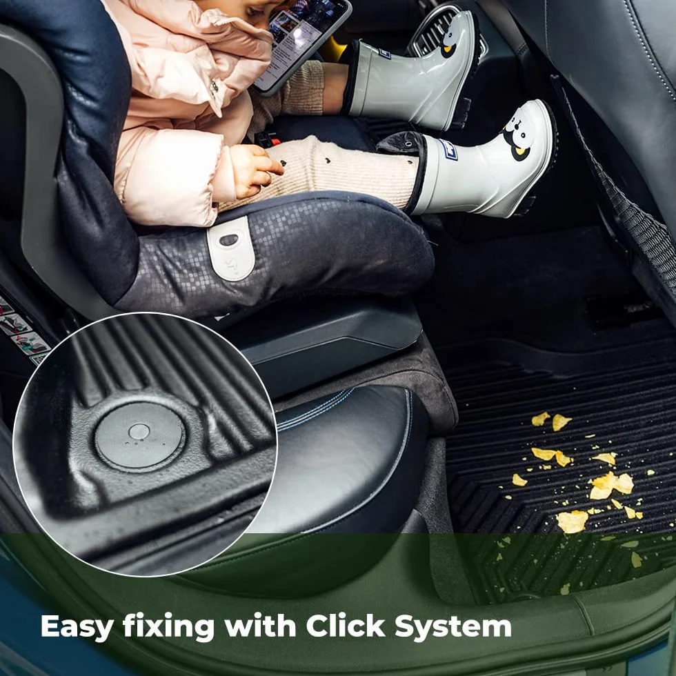 FROGUM No.77 Całoroczny zestaw Gumowych dywaników samochodowych dopasowanych do Skoda Kamiq od 2019 | Wytrzymały materiał TPE