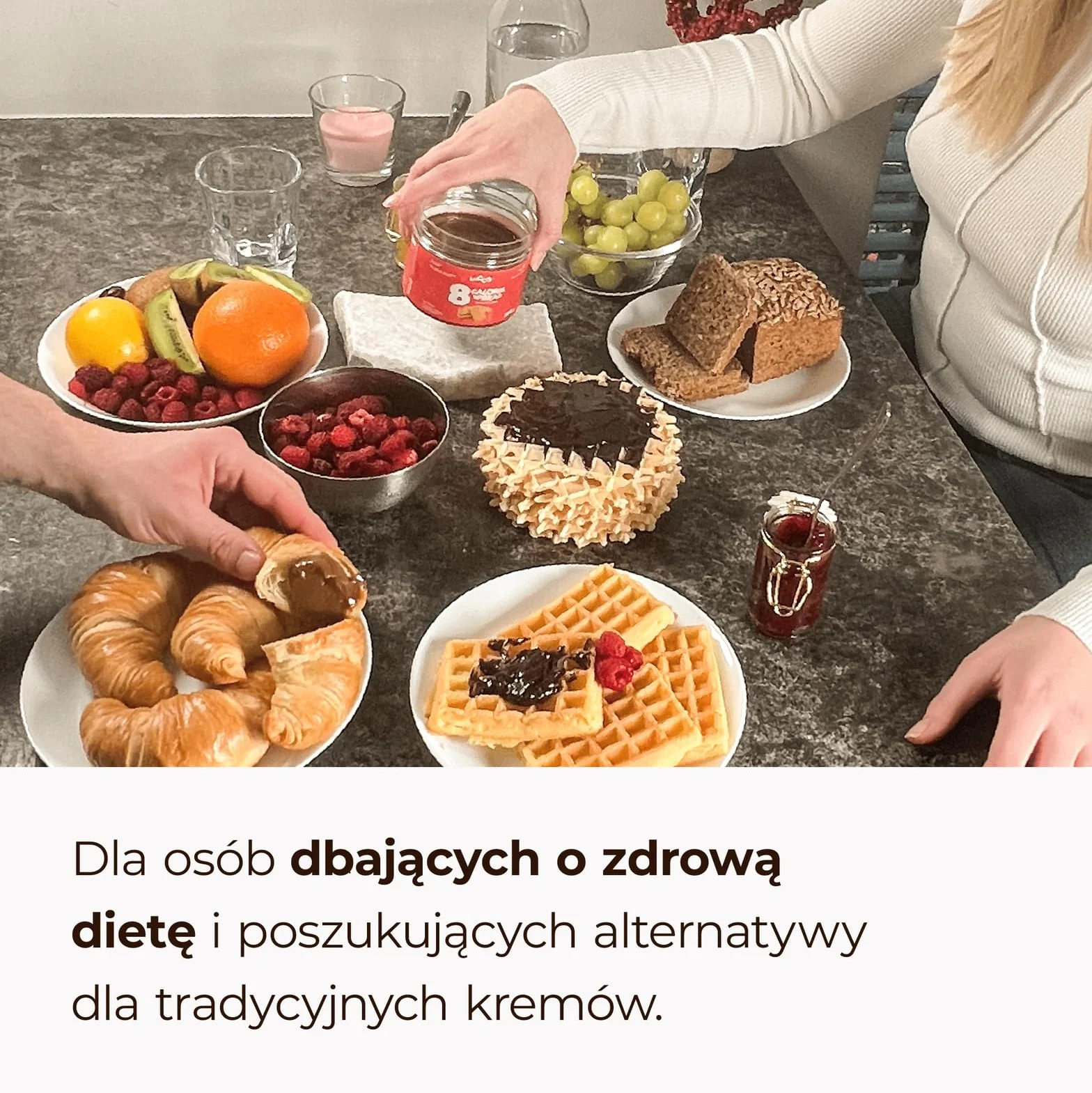 Krem Niskokaloryczny 8 kcal Korzenny Spread Bez Cukru Keto Low Carb Vege Bez Oleju Palmowego i Glutenu Ciasteczko Korzenne 300g