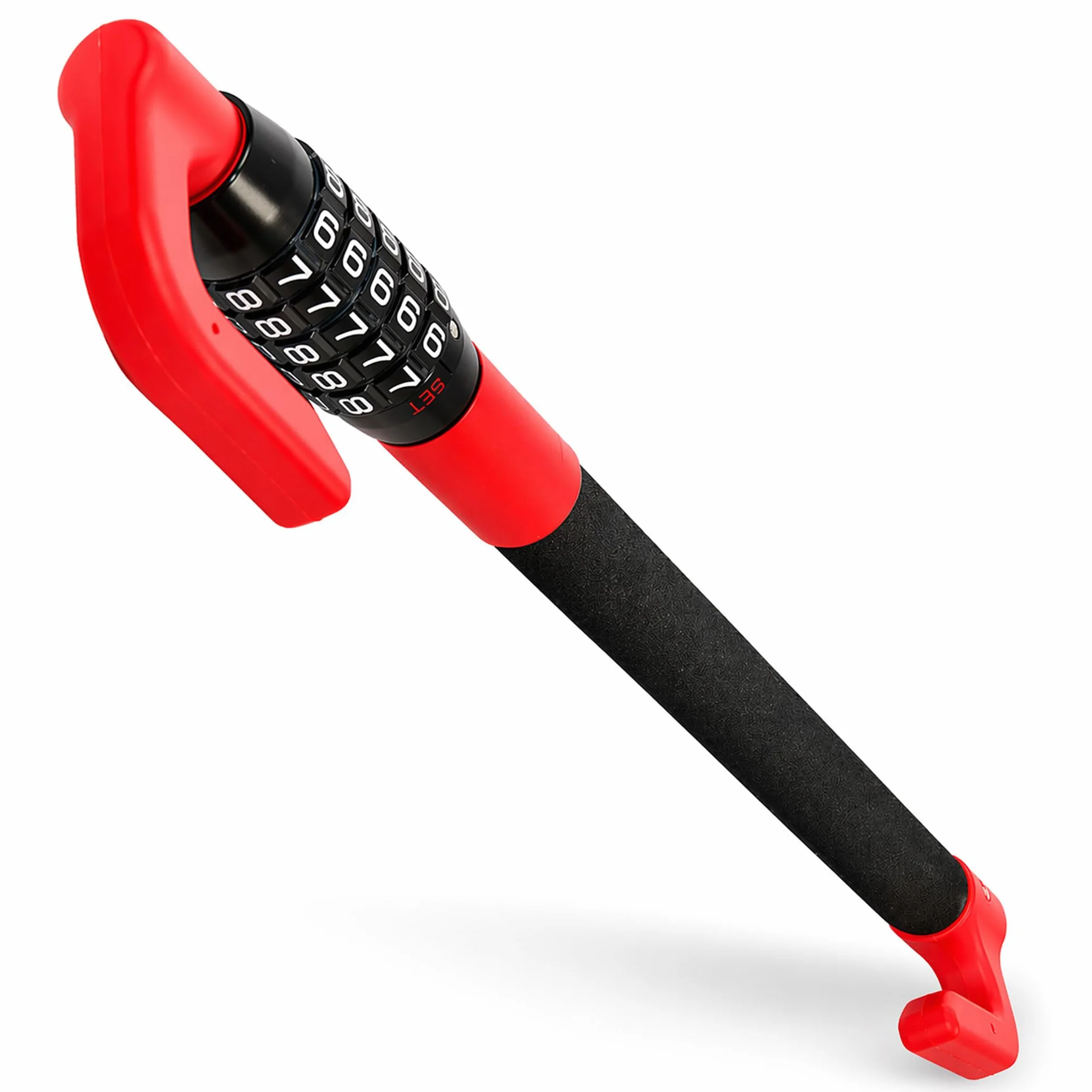 SCHMIDT Security Tools Blokada na i kierownicę LS-2000 49,5-78cm dla samochodów osobowych i ciężarowych, zabezpieczenie przed kradzieżą, z zamkiem liczbowym, blokada ruszenia pojazdem