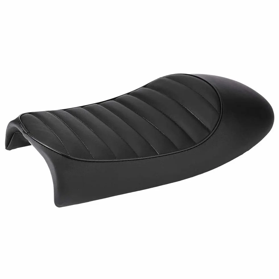 Skórzane siedzenie motocyklowe PU Leather Vintage Racer Flat Seat Cushion