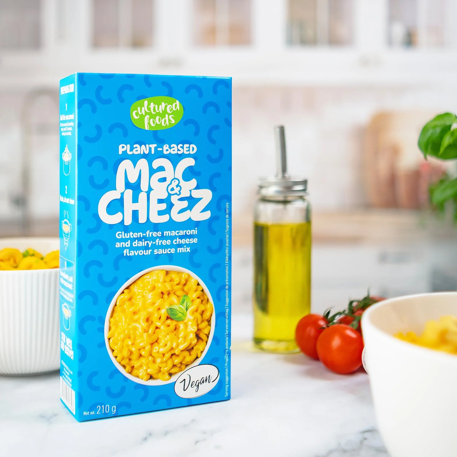 Cultured Foods CHEATCHEEZ Wegański Ser Mac And Cheese Zestaw 3x Gouda, Cheddar