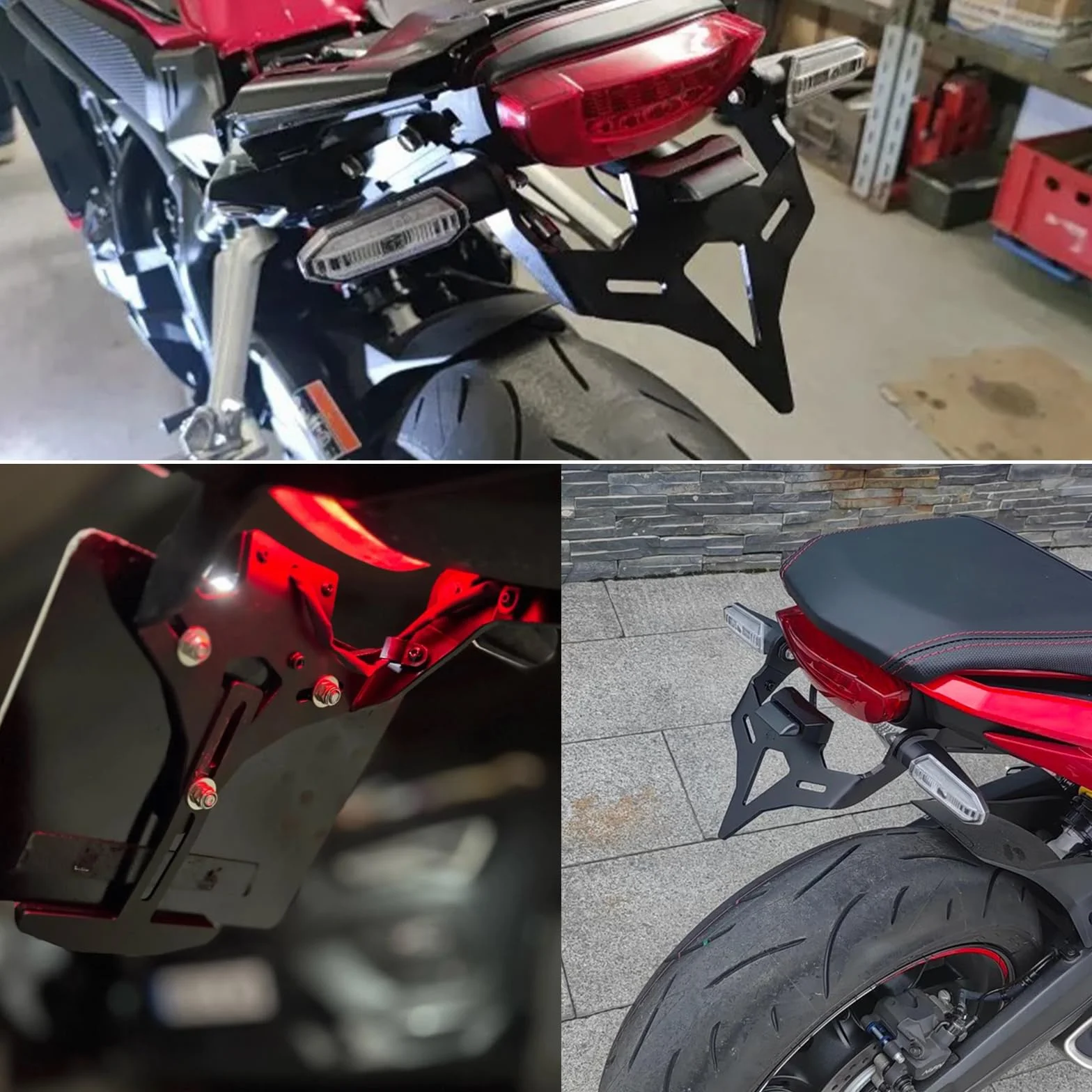Uchwyt tablicy rejestracyjnej motocykla Tail Tidy Honda CBR650R CB650R 2021-2025