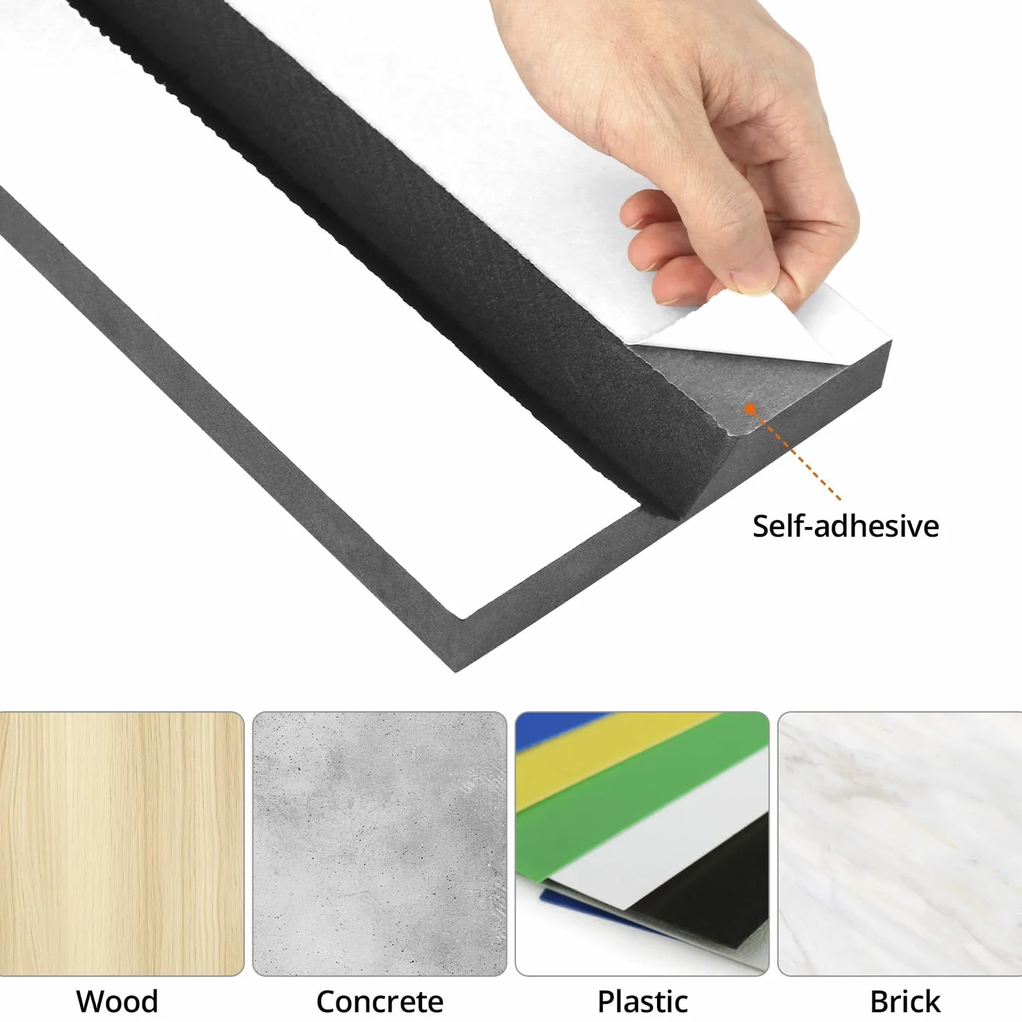 QWORK® 2 szt. ochraniaczy ścian garażowych, ochraniacz zderzaka samochodowego, piankowa listwa w czarno-żółte paski, narożne ochraniacze przed zarysowaniami do ścian garażowych