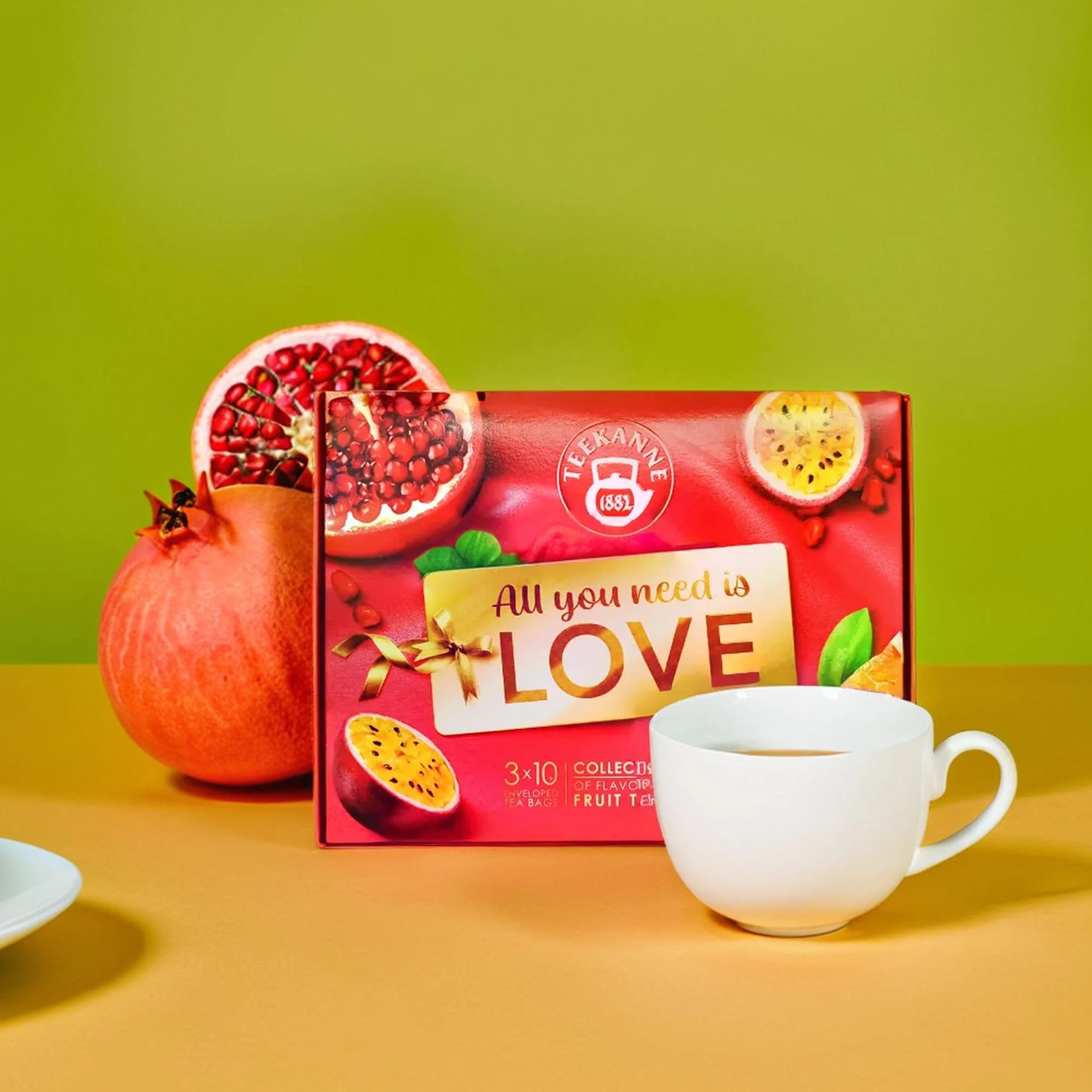TEEKANNE LOVE Collection Box Fruit Tea Blend 3 x 10 Bags 67,5g