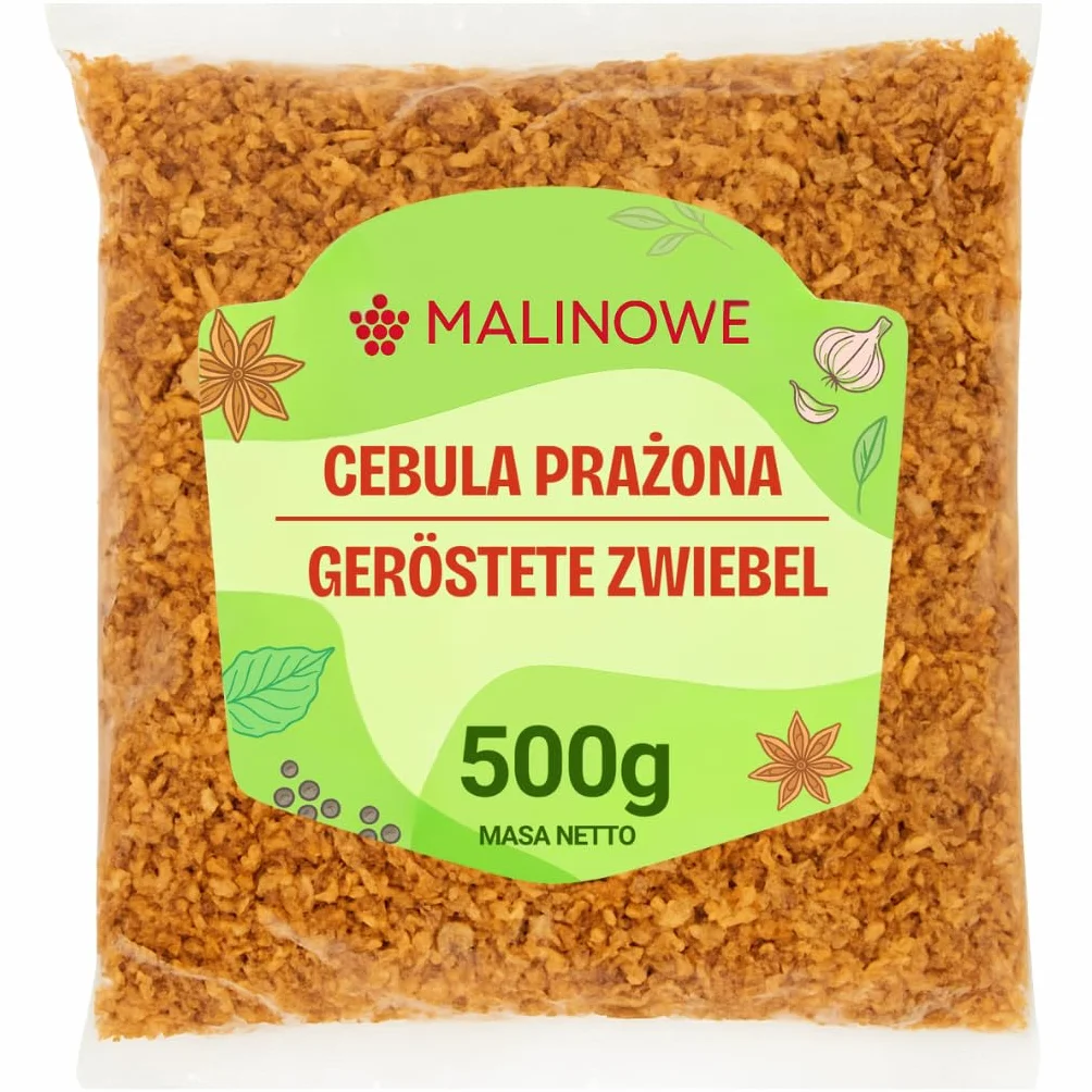 Cebula Prażona 500g Malinowe Cebulka Smażona Aromatyczna