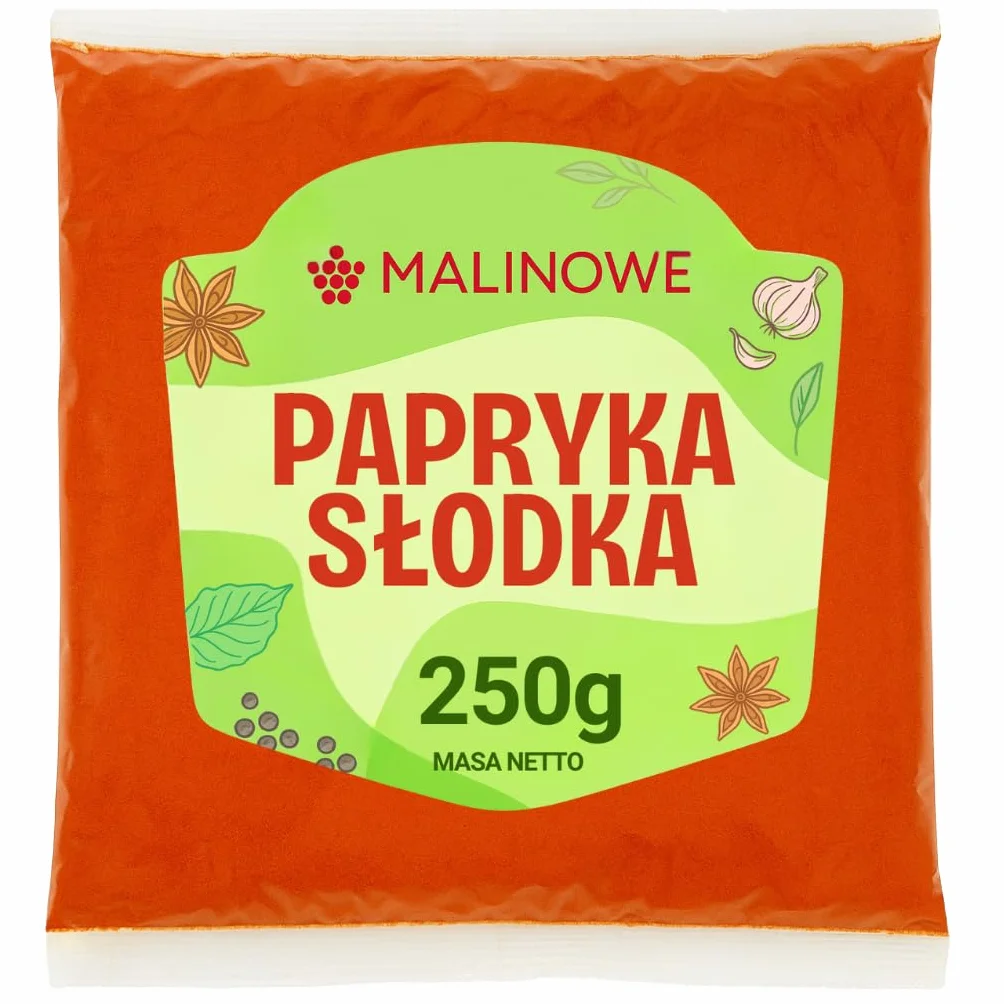 Malinowe PAPRYKA SŁODKA 250g Doskonała Przyprawa Aromatyczna