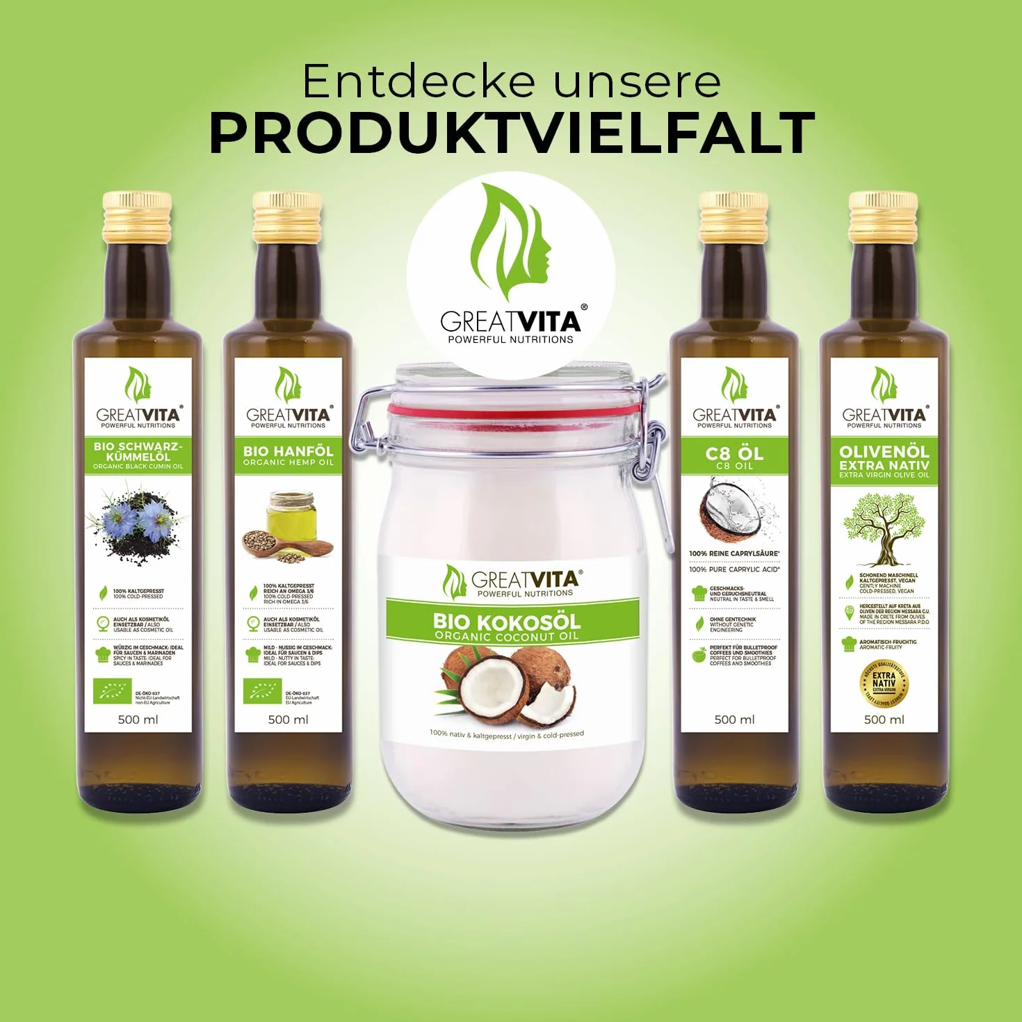 GreatVita MCT olej kokosowy 2L kwasy tłuszczowe C8 C10 70% kwas kaprylowy 30% kwas kaprynowy