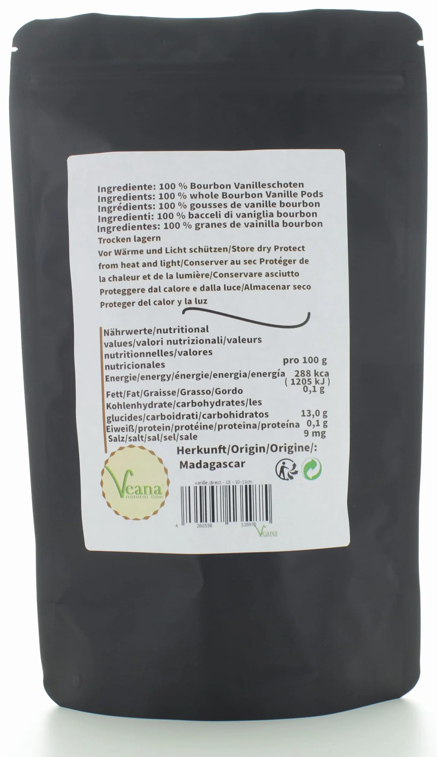 Bourbon wanilia 15 szt. 10-11 cm klasa A 100% naturalna z Madagaskaru