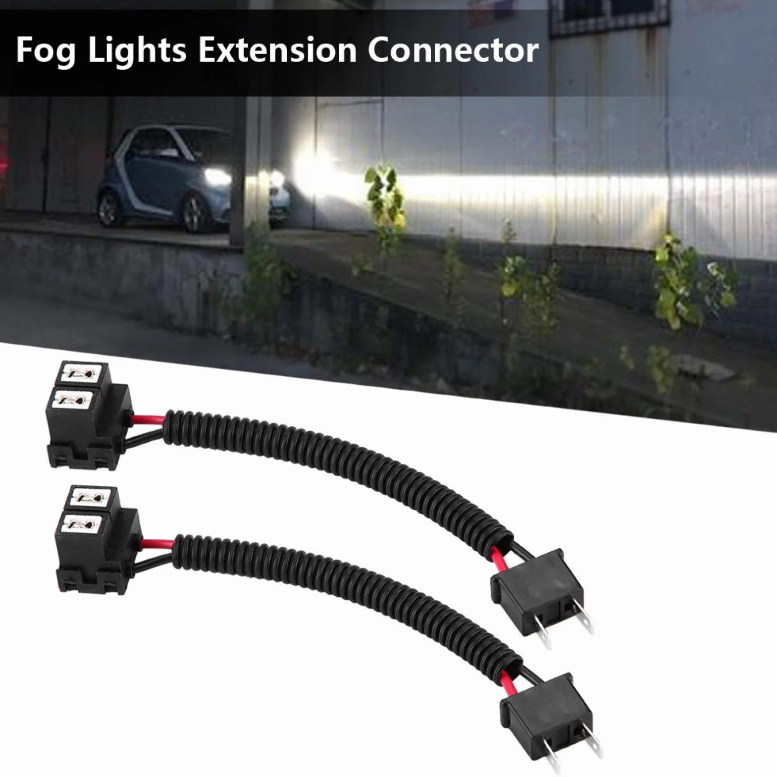 Przedłużenie H7 H7 reflektory światła przeciwmgielne złącze przedłużające / wtyczka/adapter H7 ceramiczny kabel adaptera H7 złącze konektor Macho Conector Coch