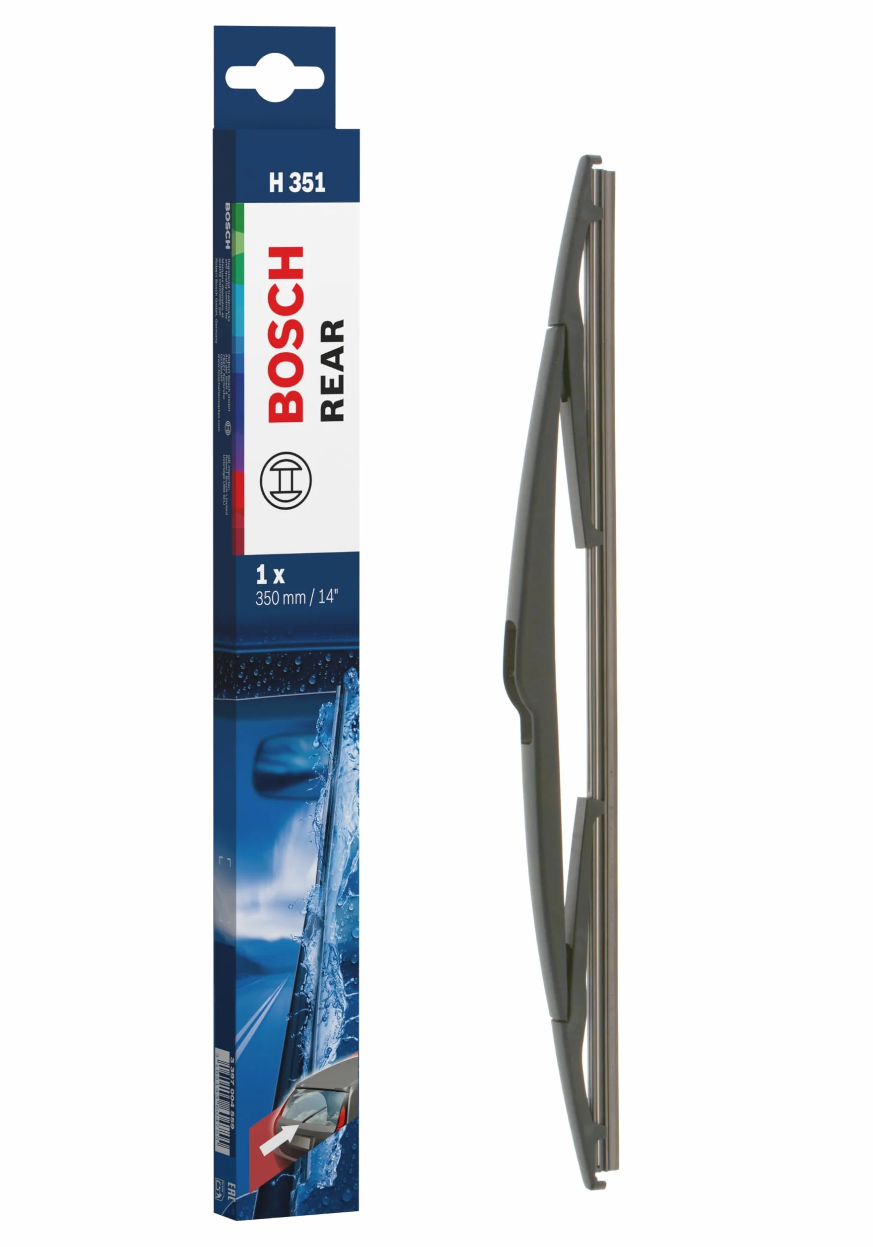 BOSCH 3 397 004 559 Sztuka Wycieraczka tylna dla pojazdów z kierownicą z lewej/prawej strony