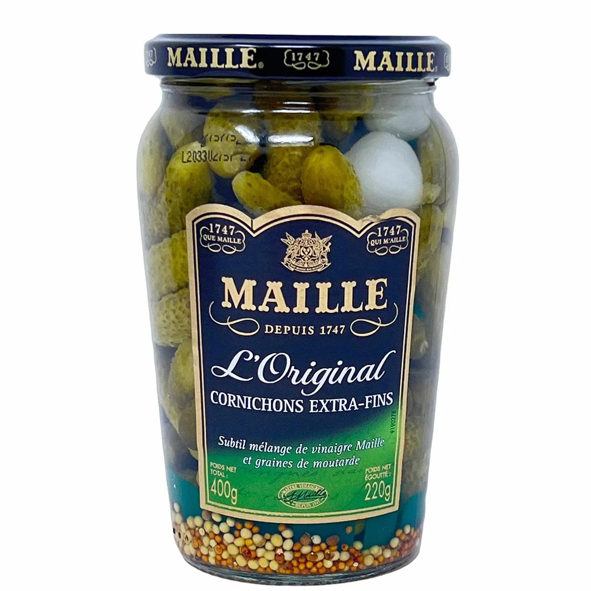 Maille Mini ogórki Cornichons ekstra drobne, 400 g