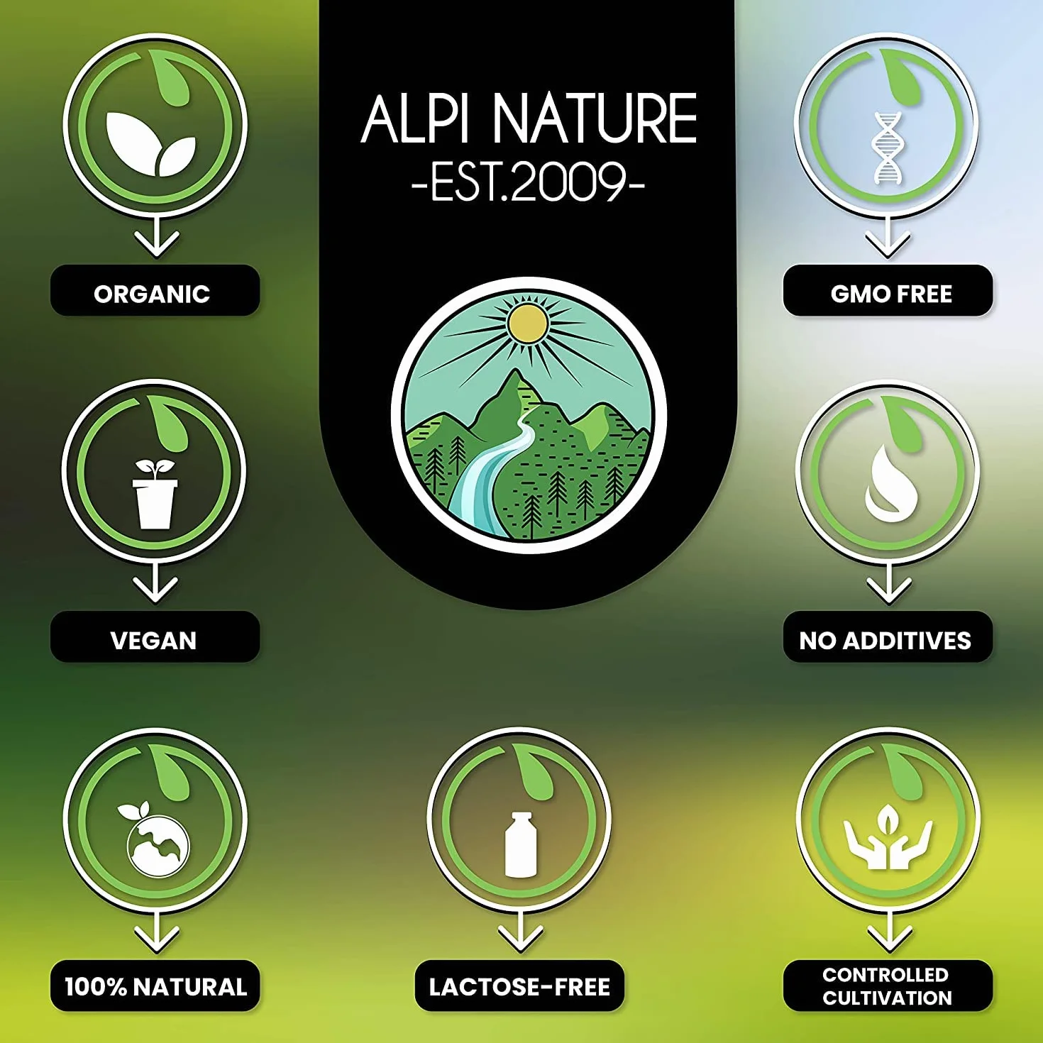 Alpi Nature Ekologiczne Śródziemnomorskie Zioła i Przyprawy 500g, Sól Ziołowa