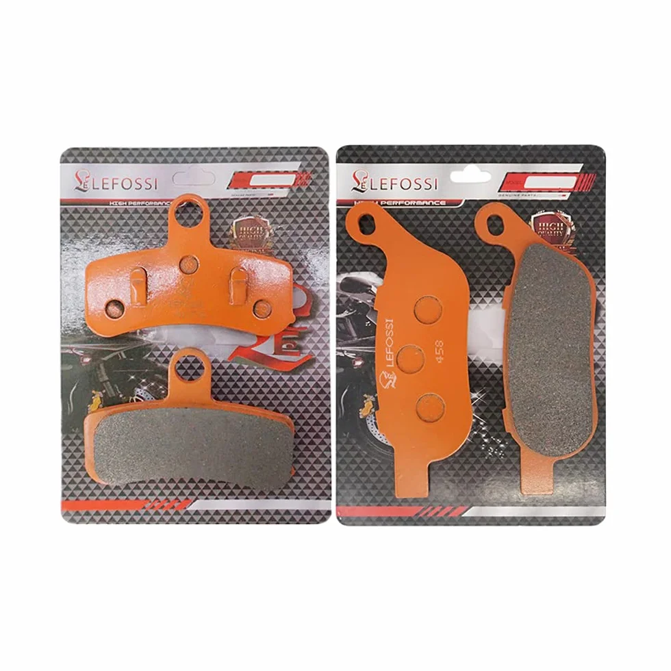 Moto Motocyklowe przednie tylne klocki hamulcowe z włókna węglowego kompatybilny z Harley Davidson FLS Softail Slim 2012-2014 FLSTC Heritage Softail Classic 2008-2014 FA457F FA458R