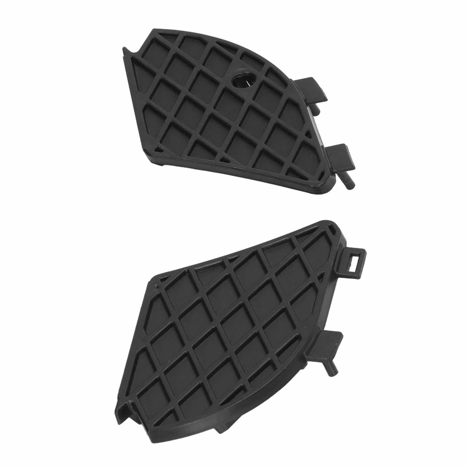 Dolny Grill Przedniego Zderzaka, 1 para Wysokiej Twardości ABS Przednie światło Przeciwmgielne Osłona Grilla 2108850153 Zamiennik dla Klasy E W210