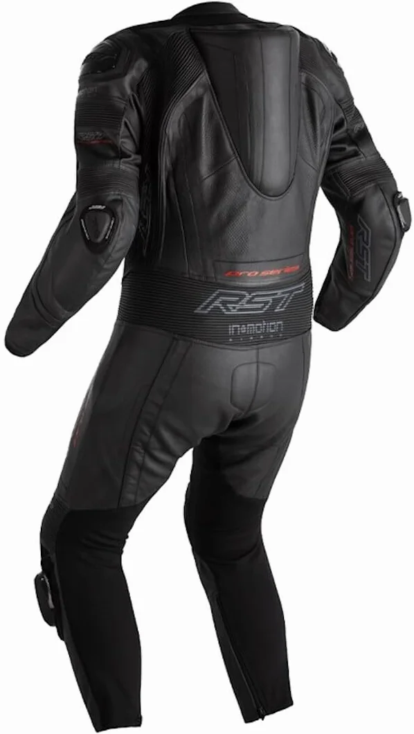 RST Pro Series Evo Poduszka powietrzna Jednoczęściowy skórzany kombinezon motocyklowy, czarny, XL