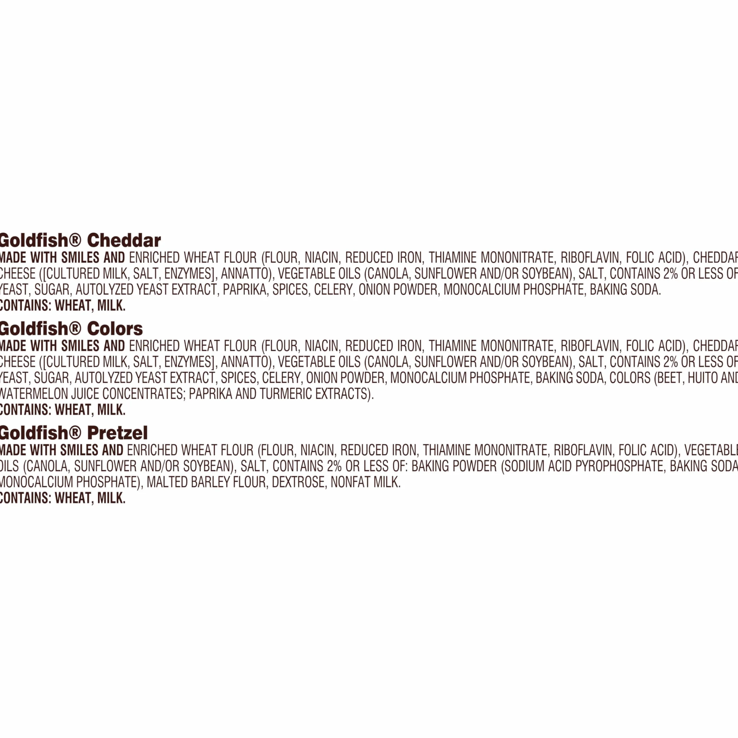 Pepperidge Farm Goldfish Variety Pack Classic Mix, 29 Ounce