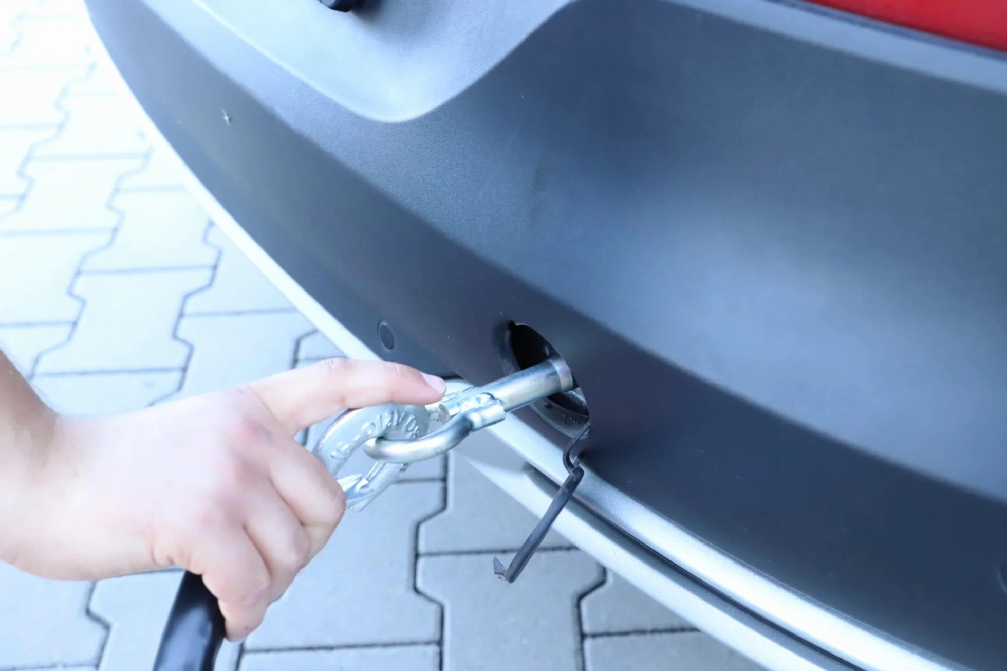 cartrend Lina holownicza XXL 3000 kg, 2 karabińczyki, z torbą do przechowywania i flagą bezpieczeństwa, długość 4 m, niebieska