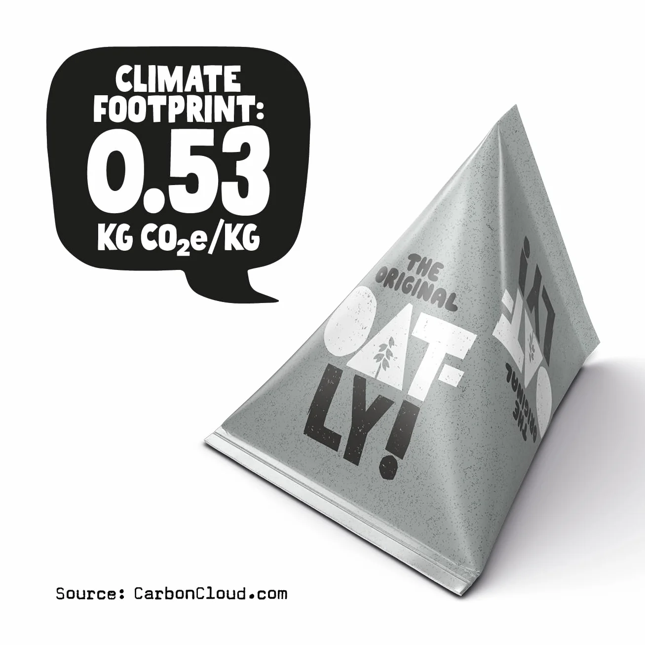Oatly Napój owsiany o długiej żywotności pojedyncza porcja 20 ml (opakowanie 100 sztuk)