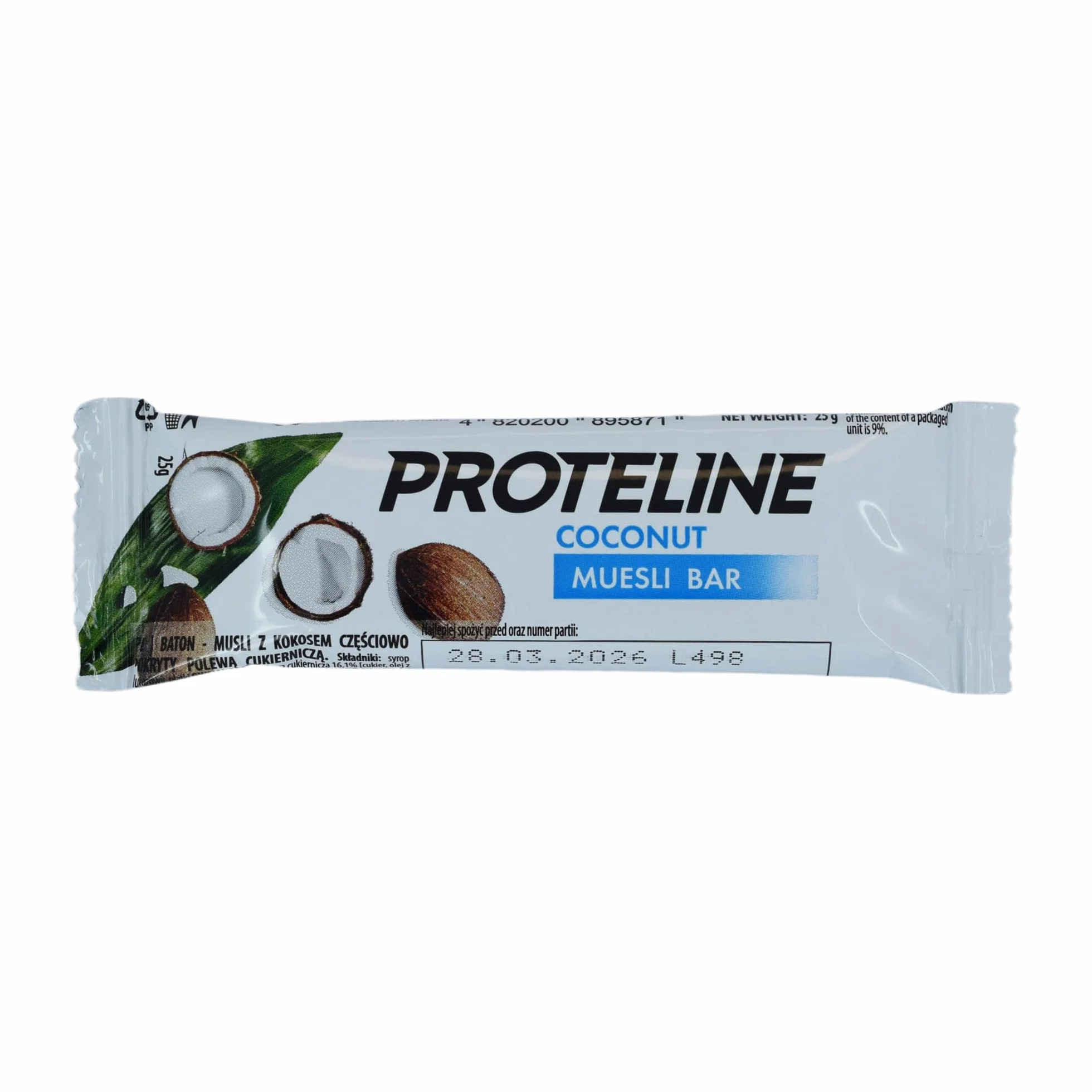 Proteline baton musli z kokosem 35 x 25g