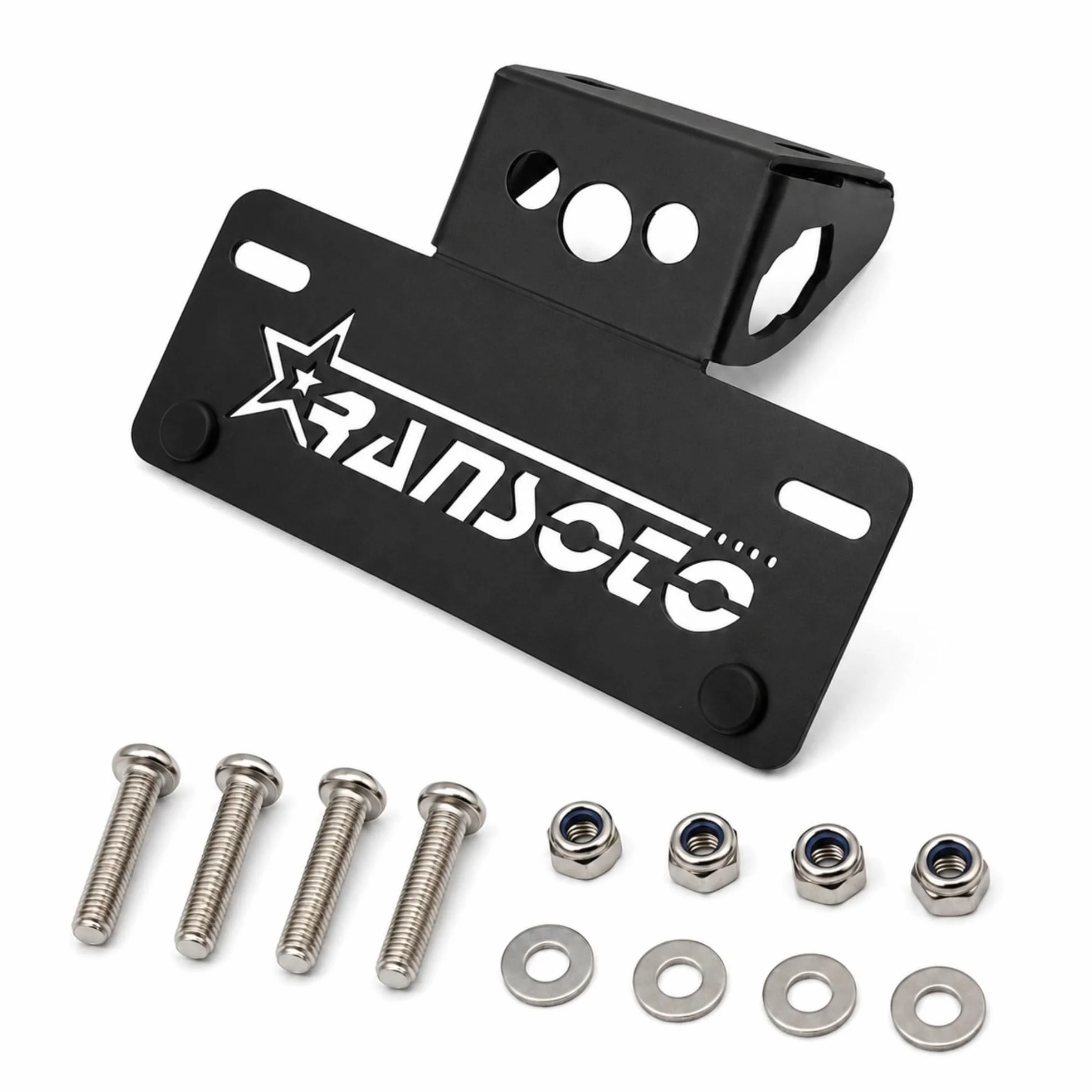 RANSOTO Fender Eliminator do Kawasaki Z650 / Ninja 650 ZX650 2023 2022 2021 2020 2019 2018 2017 Uchwyt montażowy tablicy rejestracyjnej