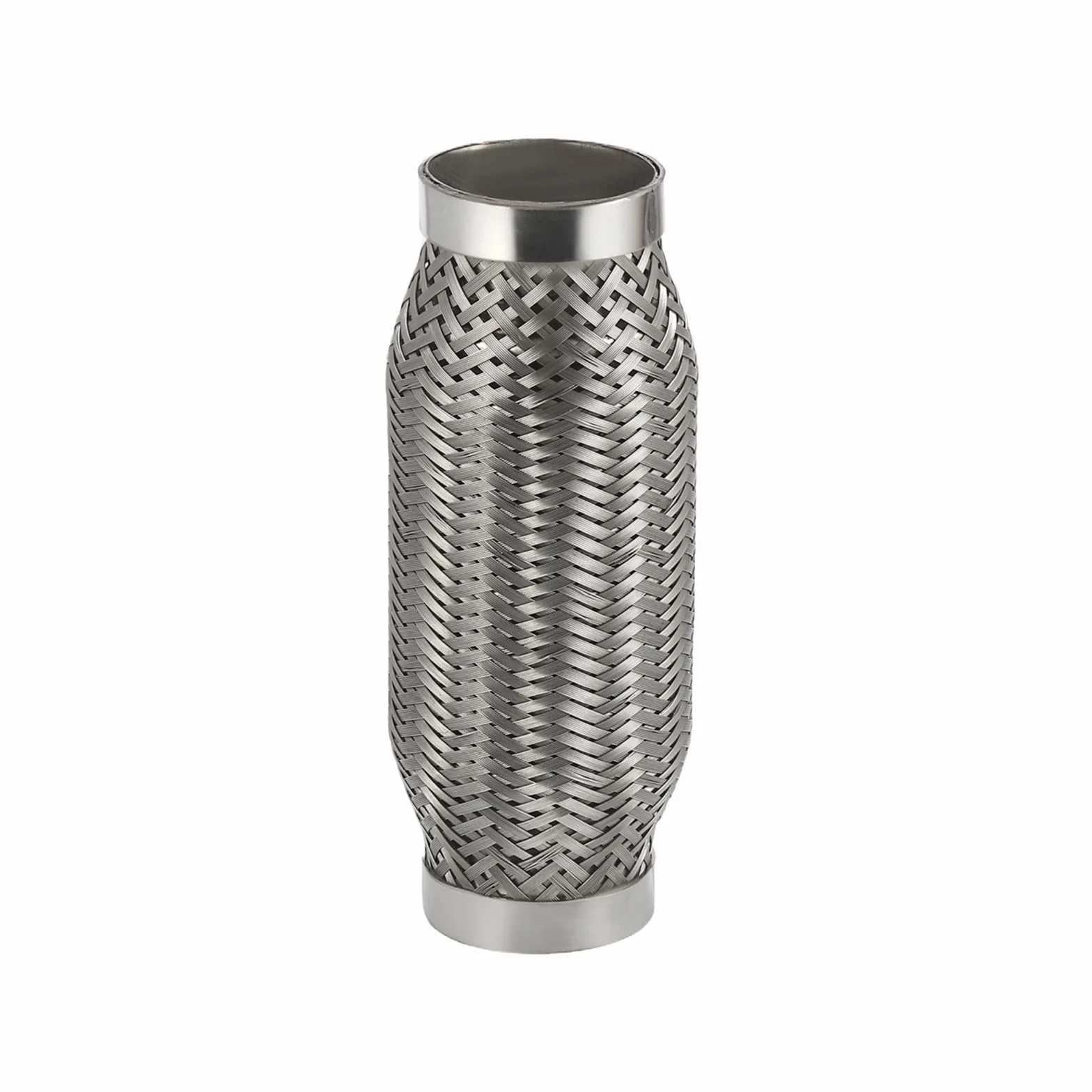 tłumik końcowy 45/50/55/65/70/75mm tłumik samochodowy elastyczna rura wydechowa elastyczne rurki złącze wydechowe ze stali nierdzewnej(50x105x200mm)