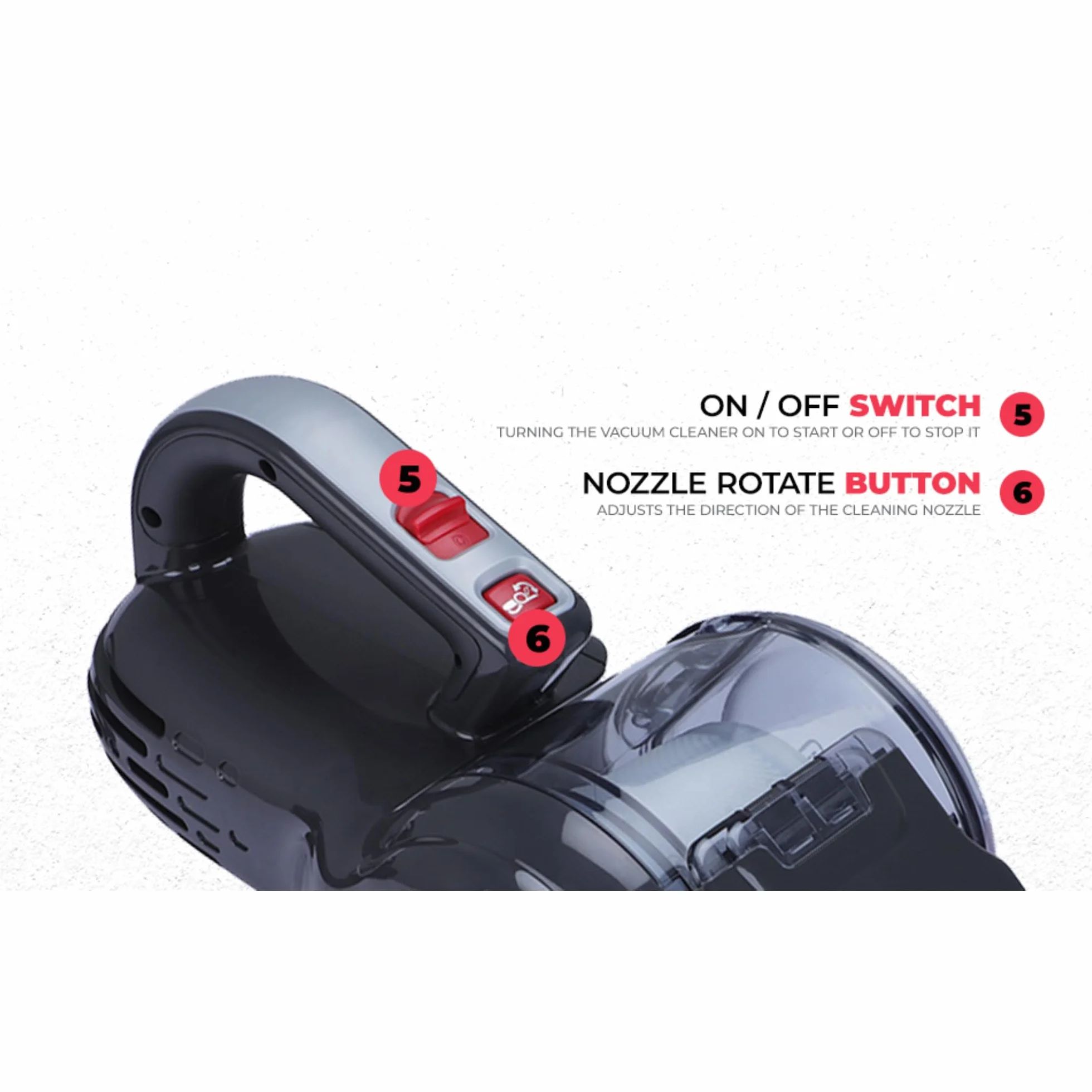 Black & Decker, Odkurzacz samochodowy 12V Pivot, akcesoria, torba, PV1200AV-XJ