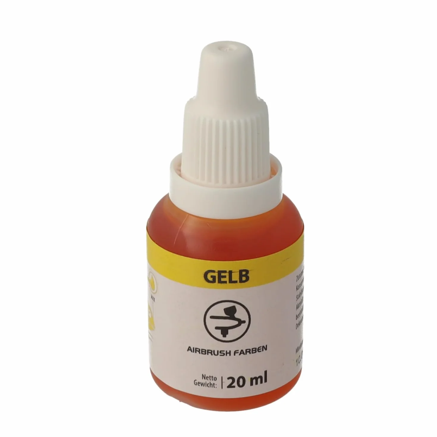 Bakeryteam Airbrush barwnik spożywczy żółty/żółty 20 ml