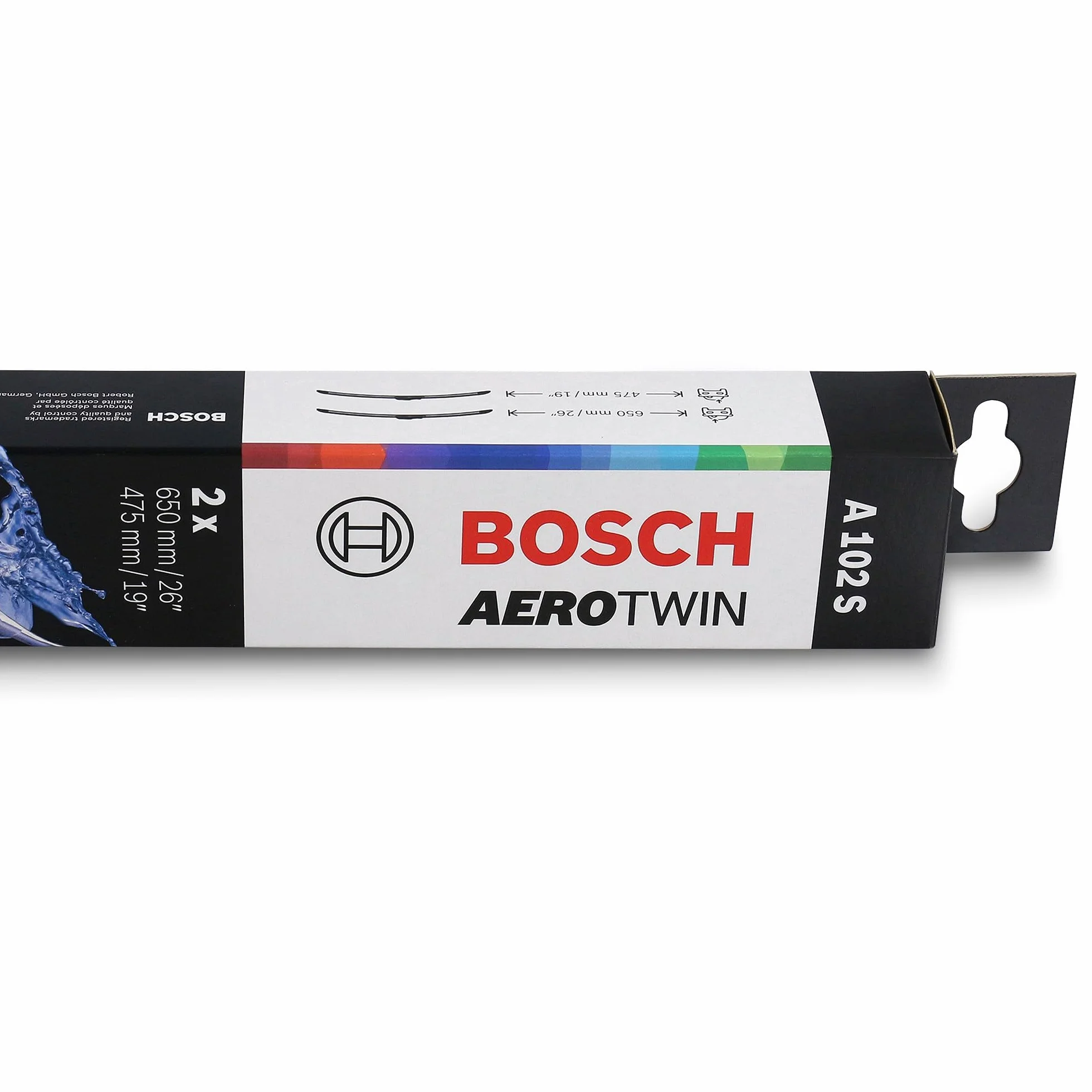 Bosch 3397014116 Pióro Wycieraczki, Czarny, 650 mm/475 mm