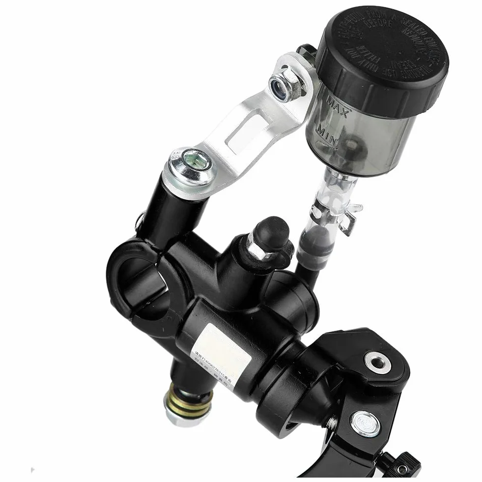 CNC Motorcycle Straight Push Brake Pump - Cylindry hamulcowe (prawe) Opcjonalna hydrauliczna pompa sprzęgła Stra (czarna)