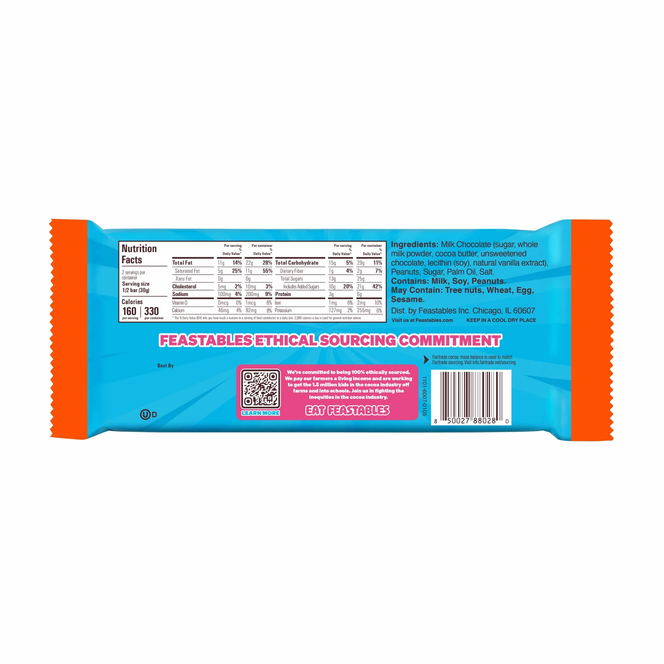 Feastables MrBeast tabliczka czekolady (Deez Nutz/ Peanut butter)